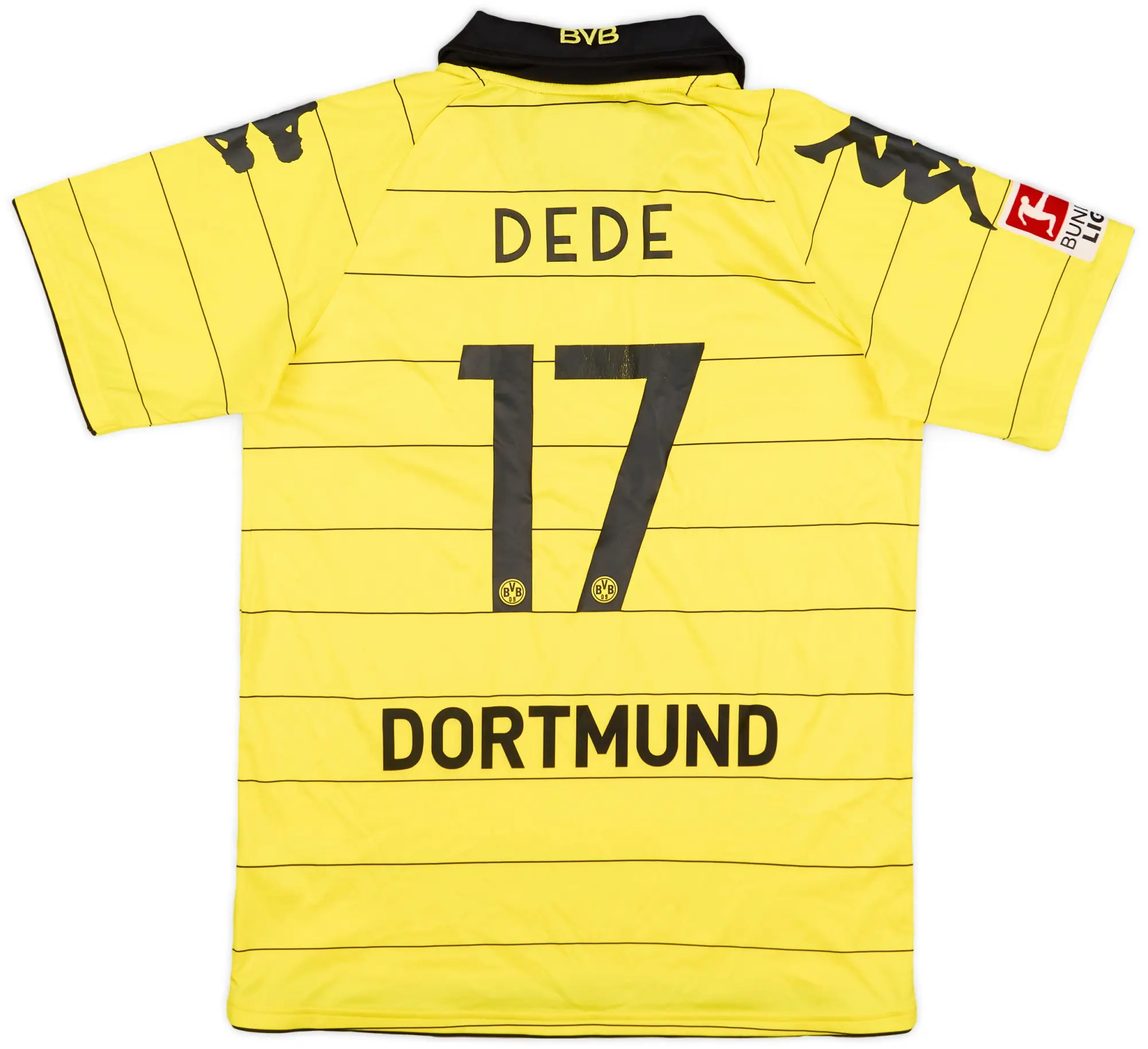 Kappa 2010-11 Borussia Dortmund Home Shirt Dede #17 - 6/10 - (M)