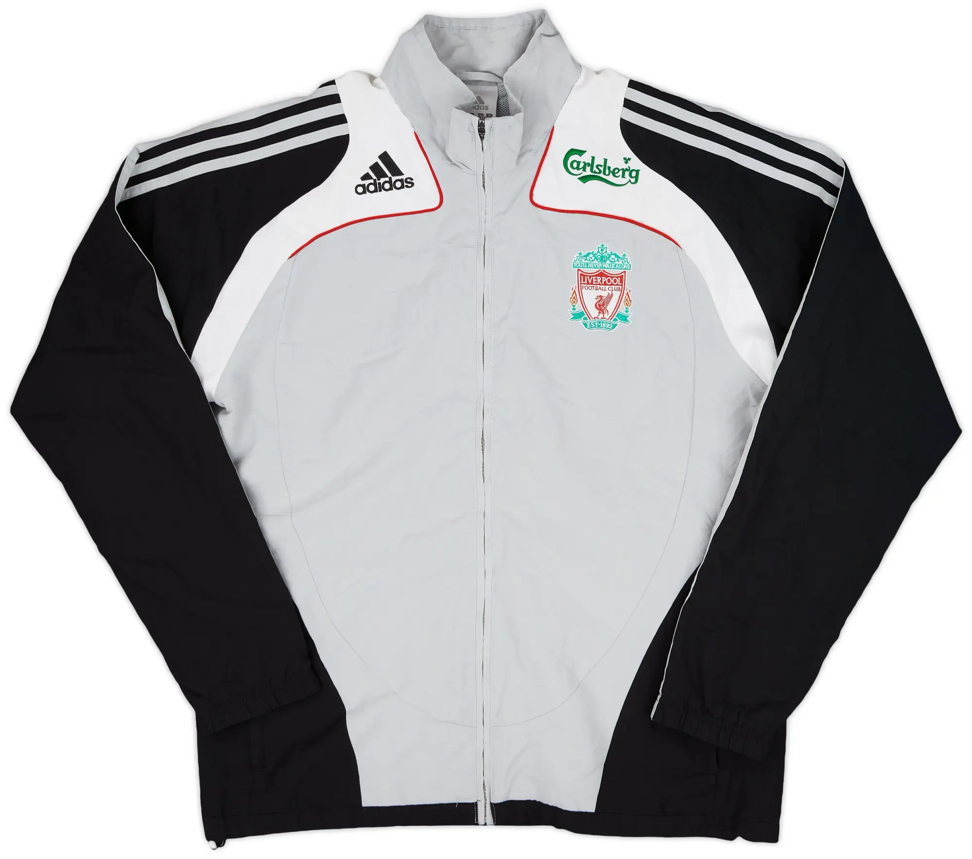 2008-09 Liverpool adidas Track Jacket - 6/10 - (M/L)