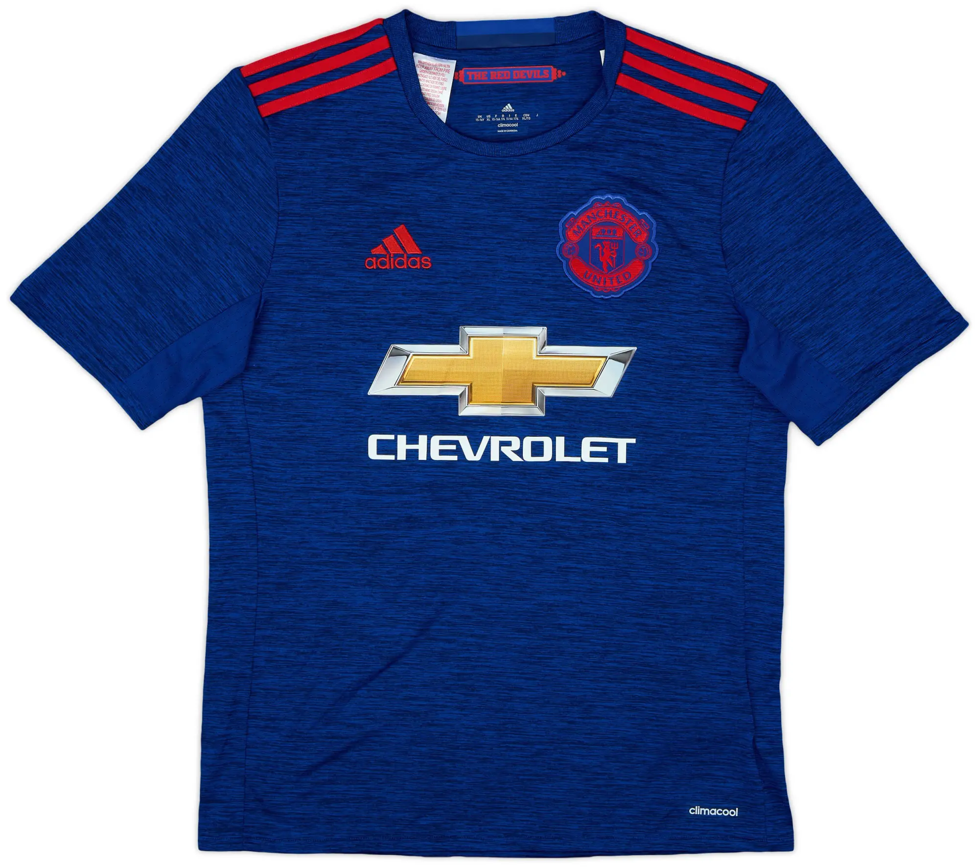 adidas 2016-17 Manchester United Away Shirt - 10/10 - (XL.Boys)