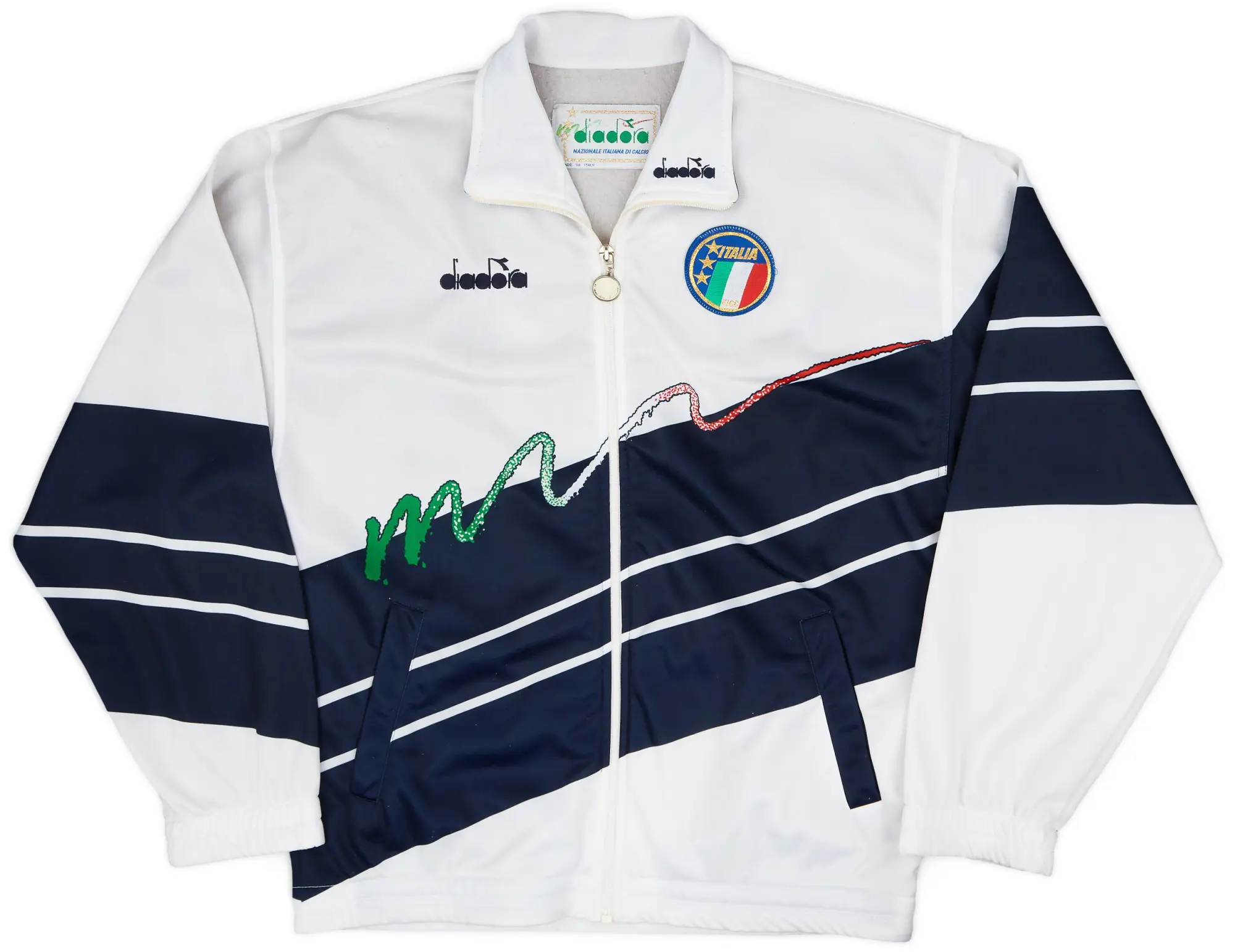 1990 Italy Diadora Track Jacket - 7/10 - (L)