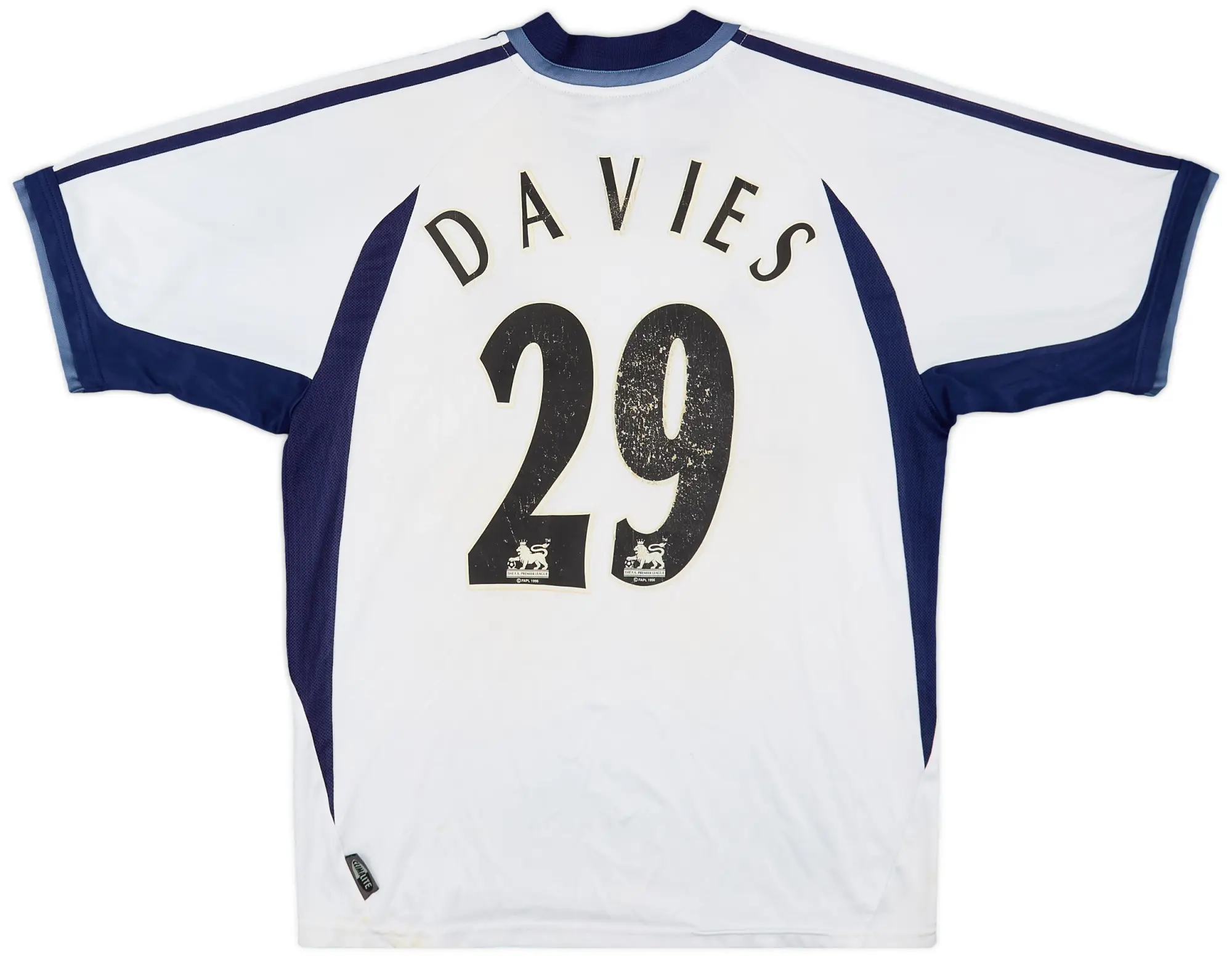 adidas 2001-02 Tottenham Home Shirt Davies #29 - 4/10 - (M)