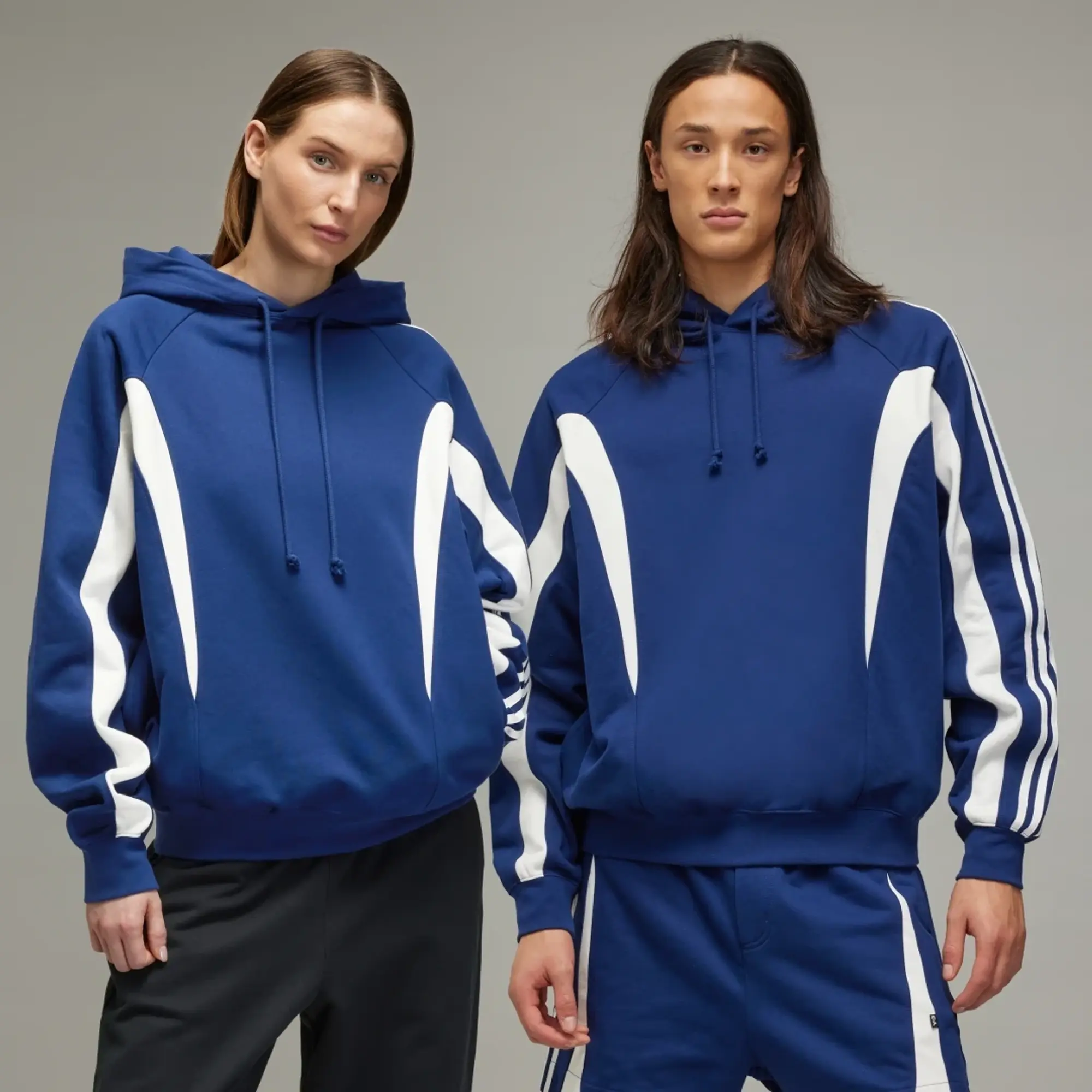 adidas Sweatshirt Y-3 Cut Line Hoodie Unisex Dark Blue S