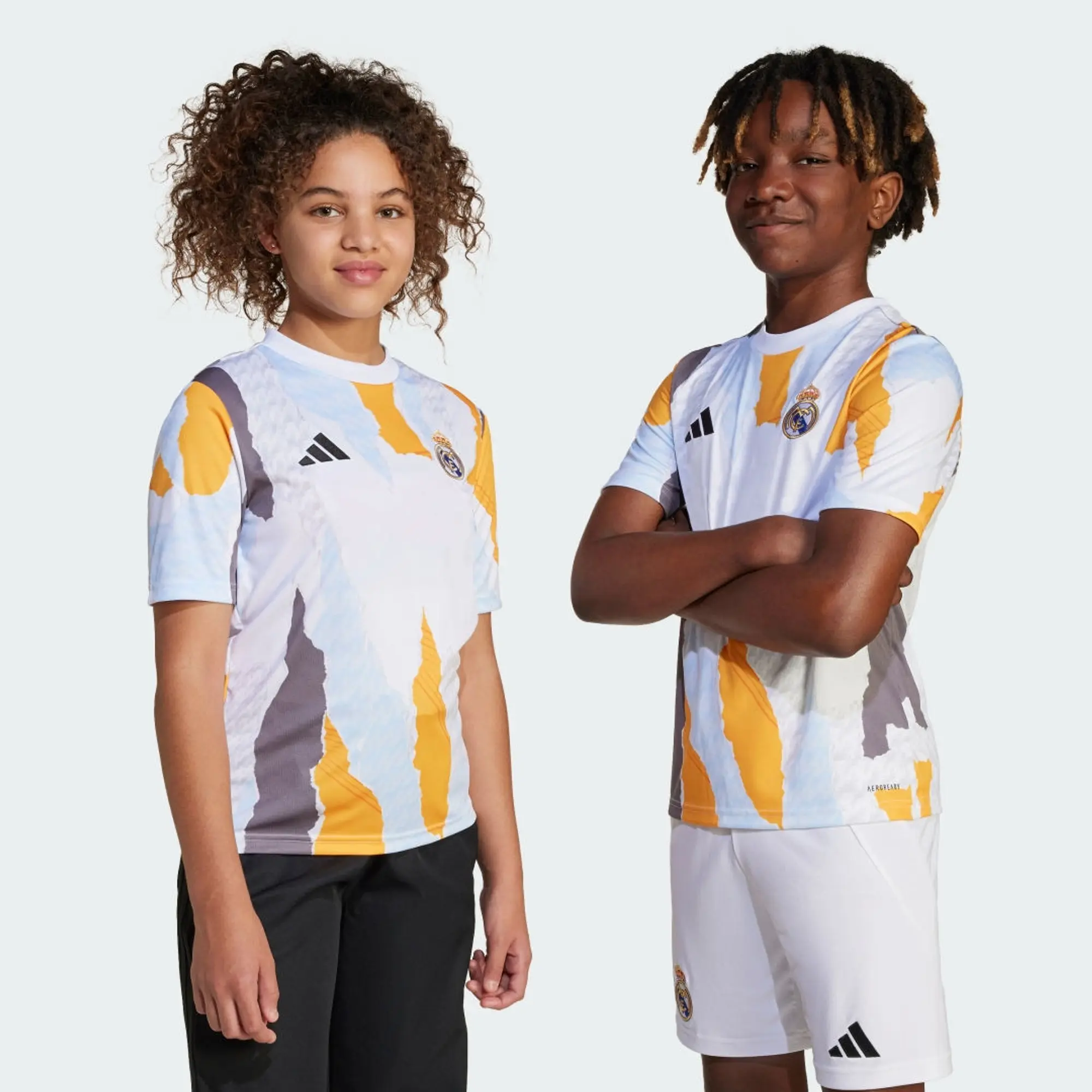 adidas Real Madrid 24/25 Pre-Match Jersey Kids