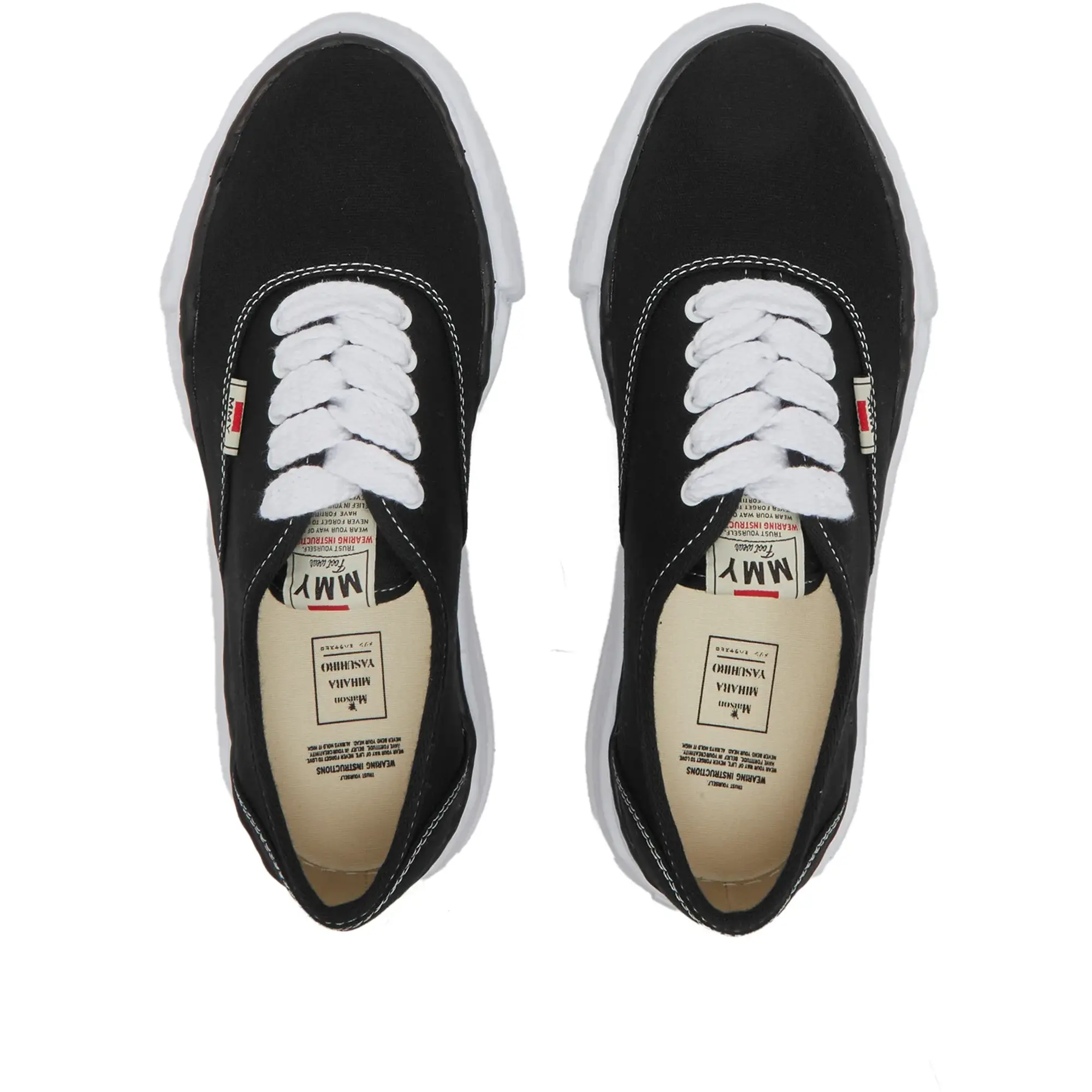 Maison MIHARA YASUHIRO Men's Baker Low Sneaker Black