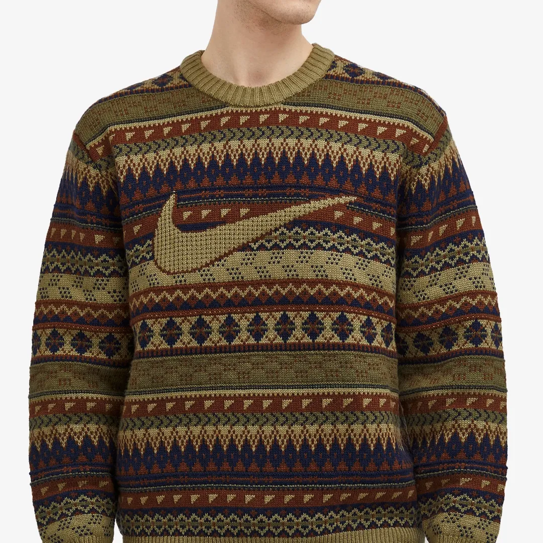 トップス NIKE AS M NL FAIR ISLE CREW SWEATER L Nike LIFE FAIR ISLE CREW SWEATER | FZ0125-276 | AFEW STORE