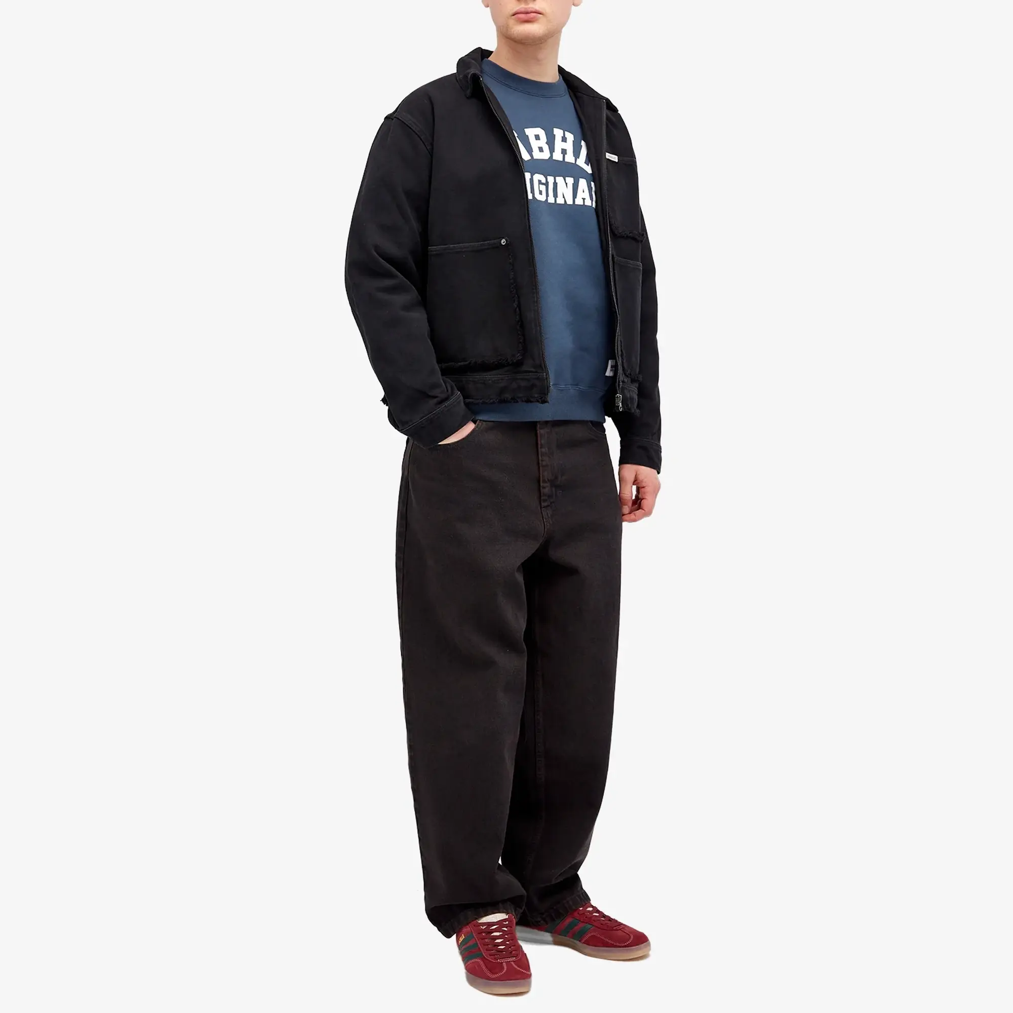 Neighborhood Men's Basic Sweatshirt Navy