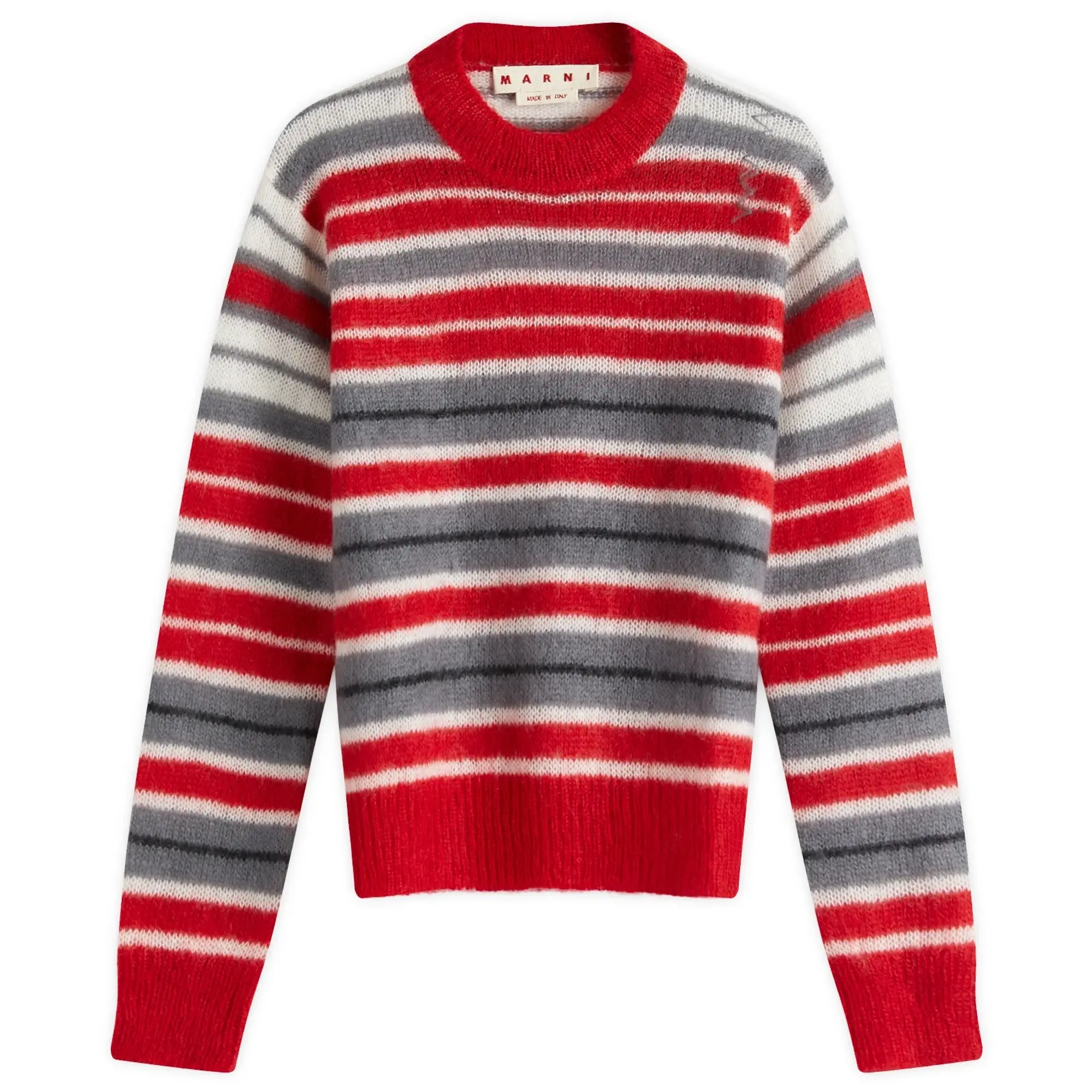 Marni Women's Sweatshirt in Stripe Neutral Grey