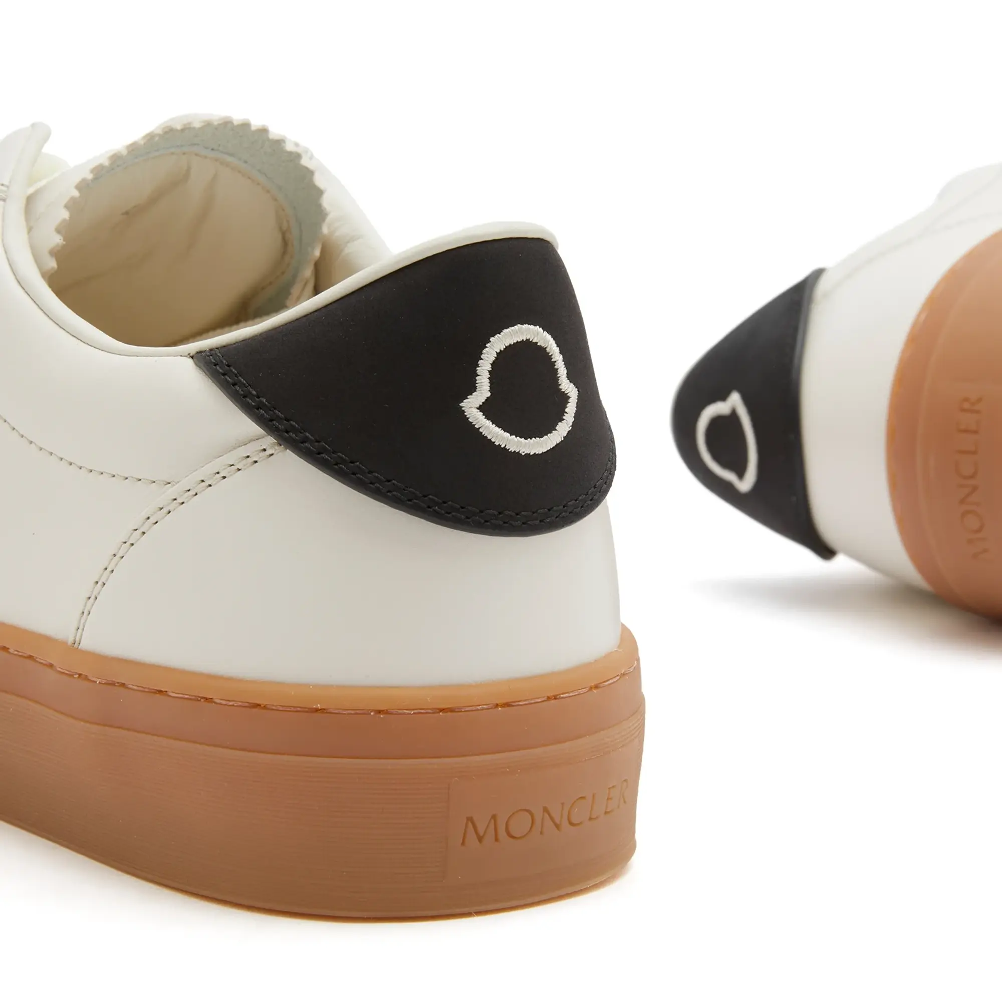 Moncler Men's Monaco2 Low Top Sneakers Beige