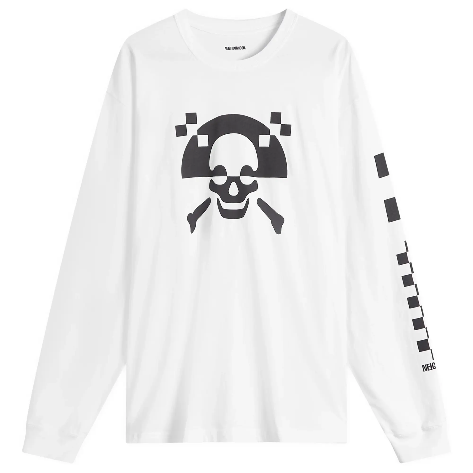 Neighborhood Men's LS-5 Long Sleeve T-Shirt White