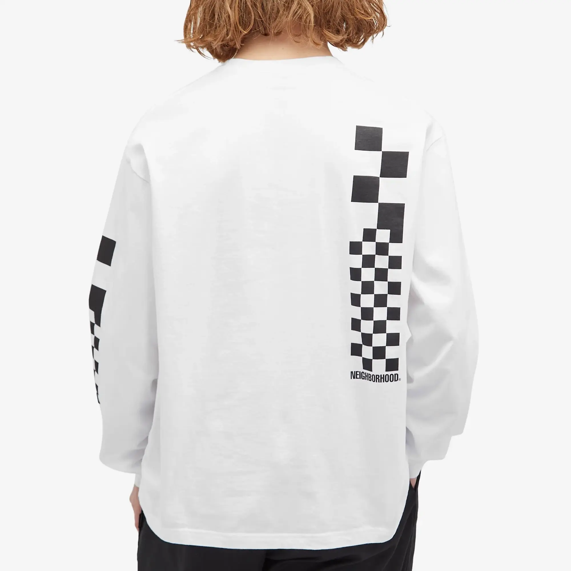 Neighborhood Men's LS-5 Long Sleeve T-Shirt White
