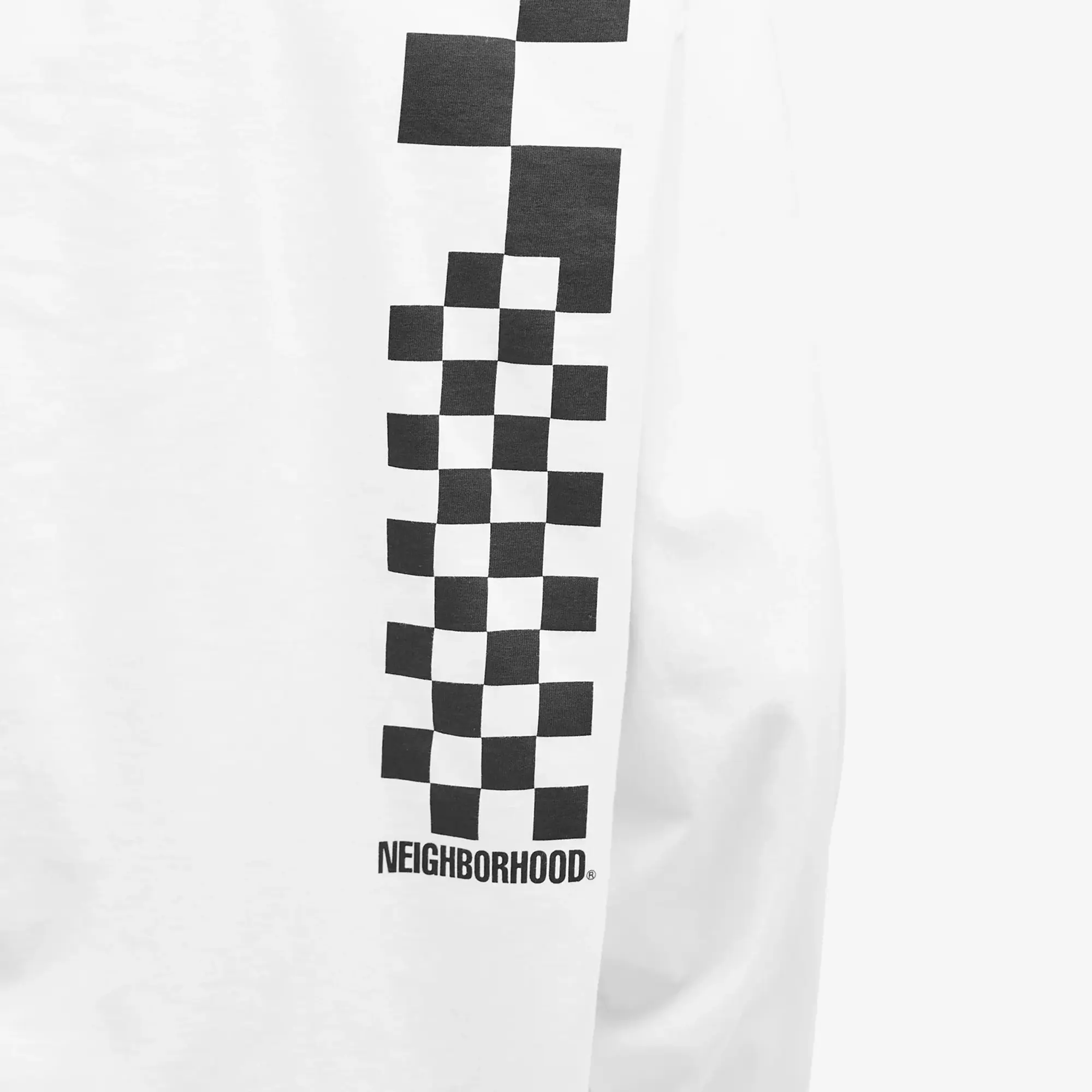 Neighborhood Men's LS-5 Long Sleeve T-Shirt White