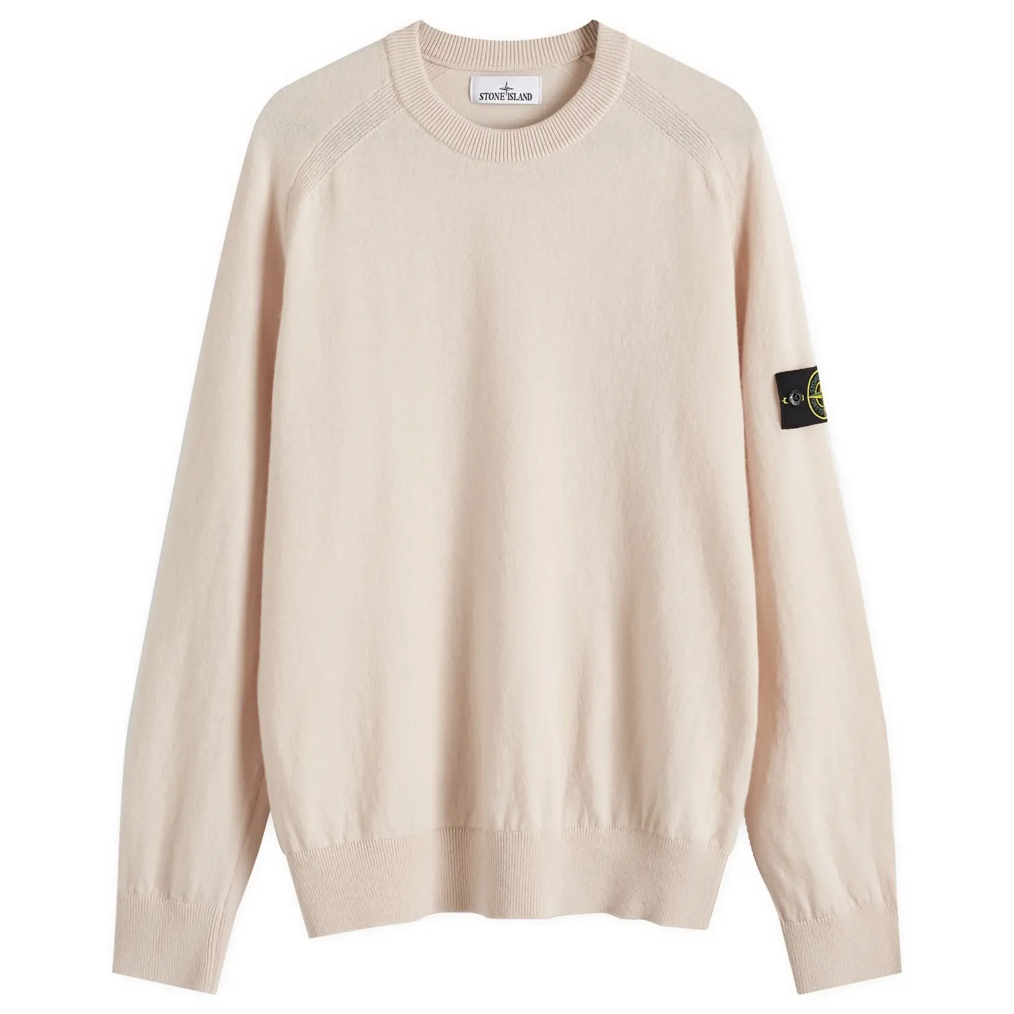 Stone Island Men's Geelong Wool Crew Neck Jumper Antique Rose