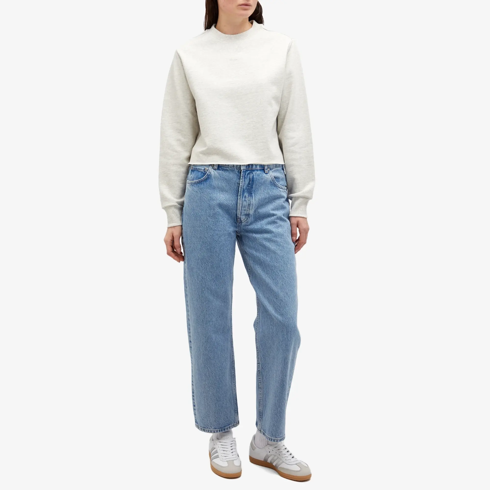 A.P.C. Women's Label F Sweatshirt Heathered Ecru