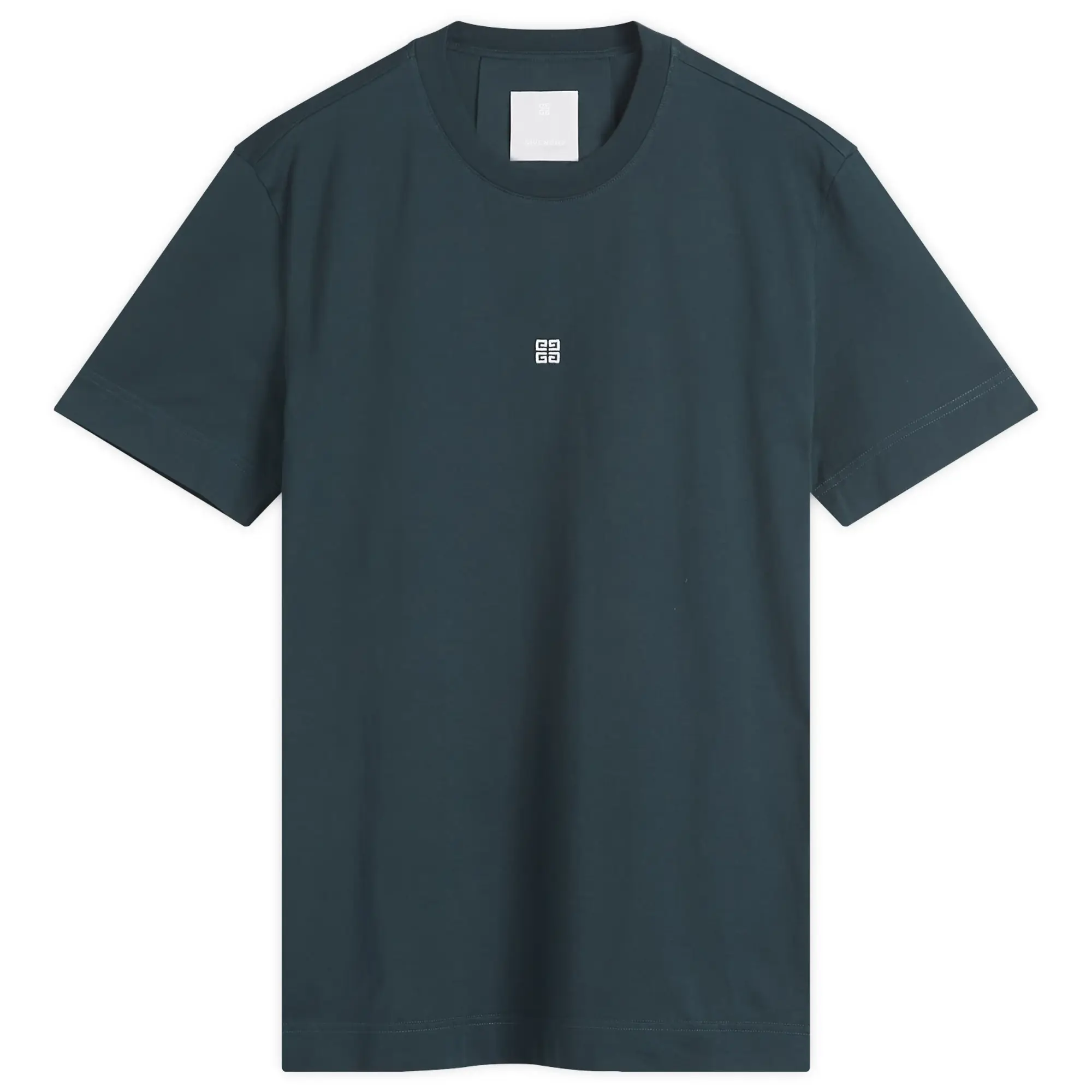 Givenchy Men's Anogram Logo Slim Fit T-Shirt Fir Green