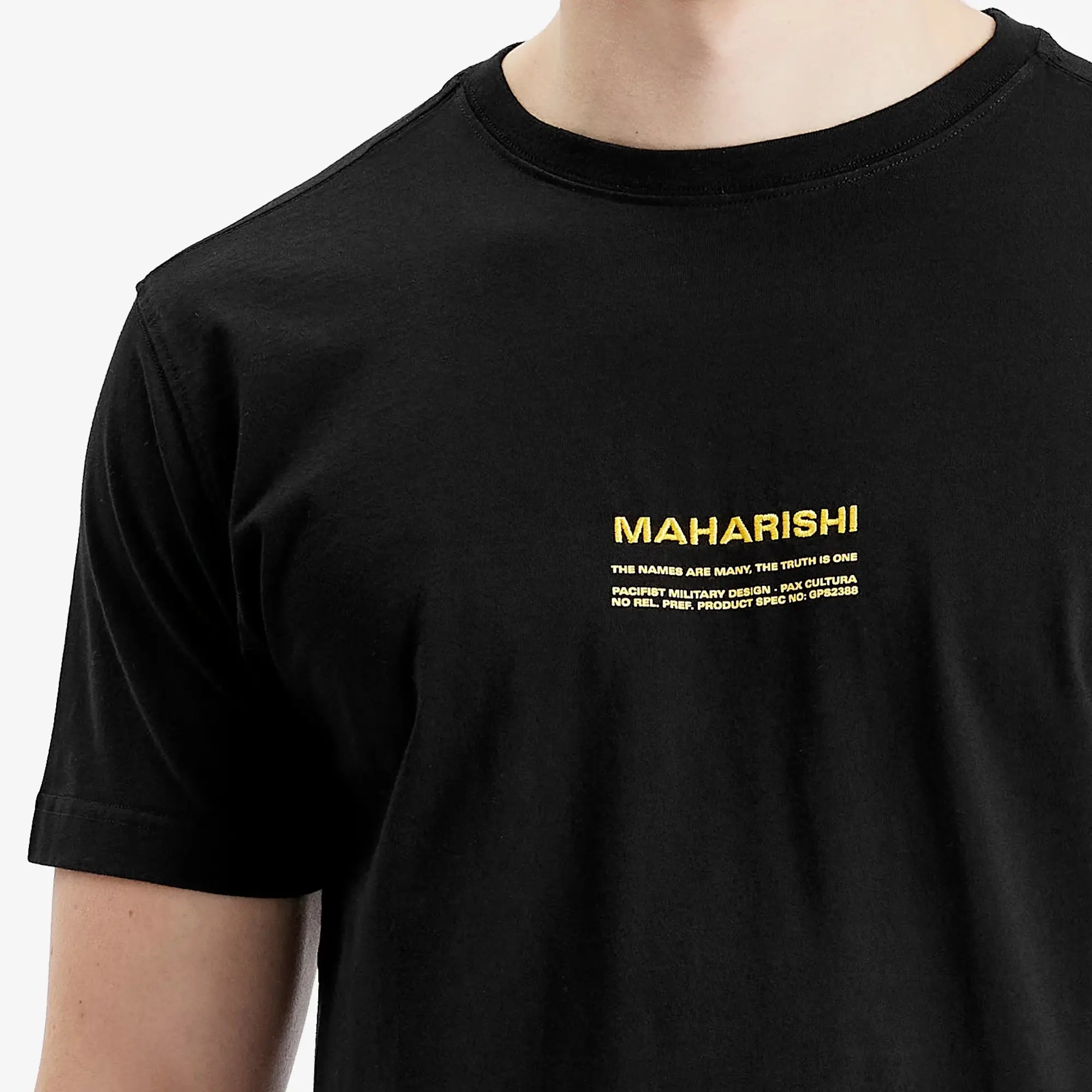Maharishi Men's Less Dangerous T-Shirt Black