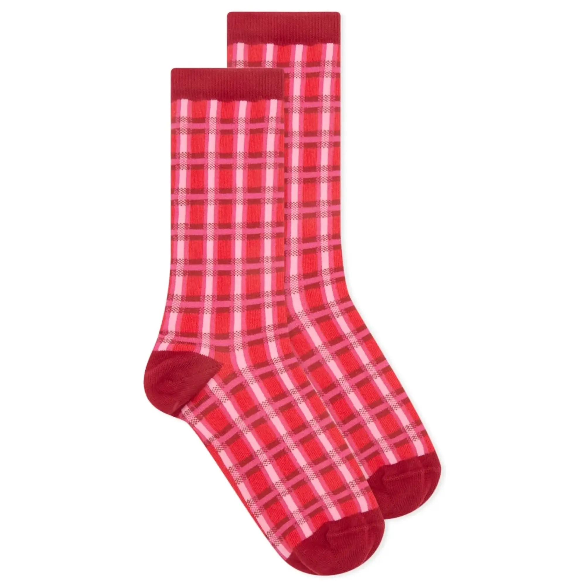 Peachy Den Women's Anni Ankle Socks Cranberry