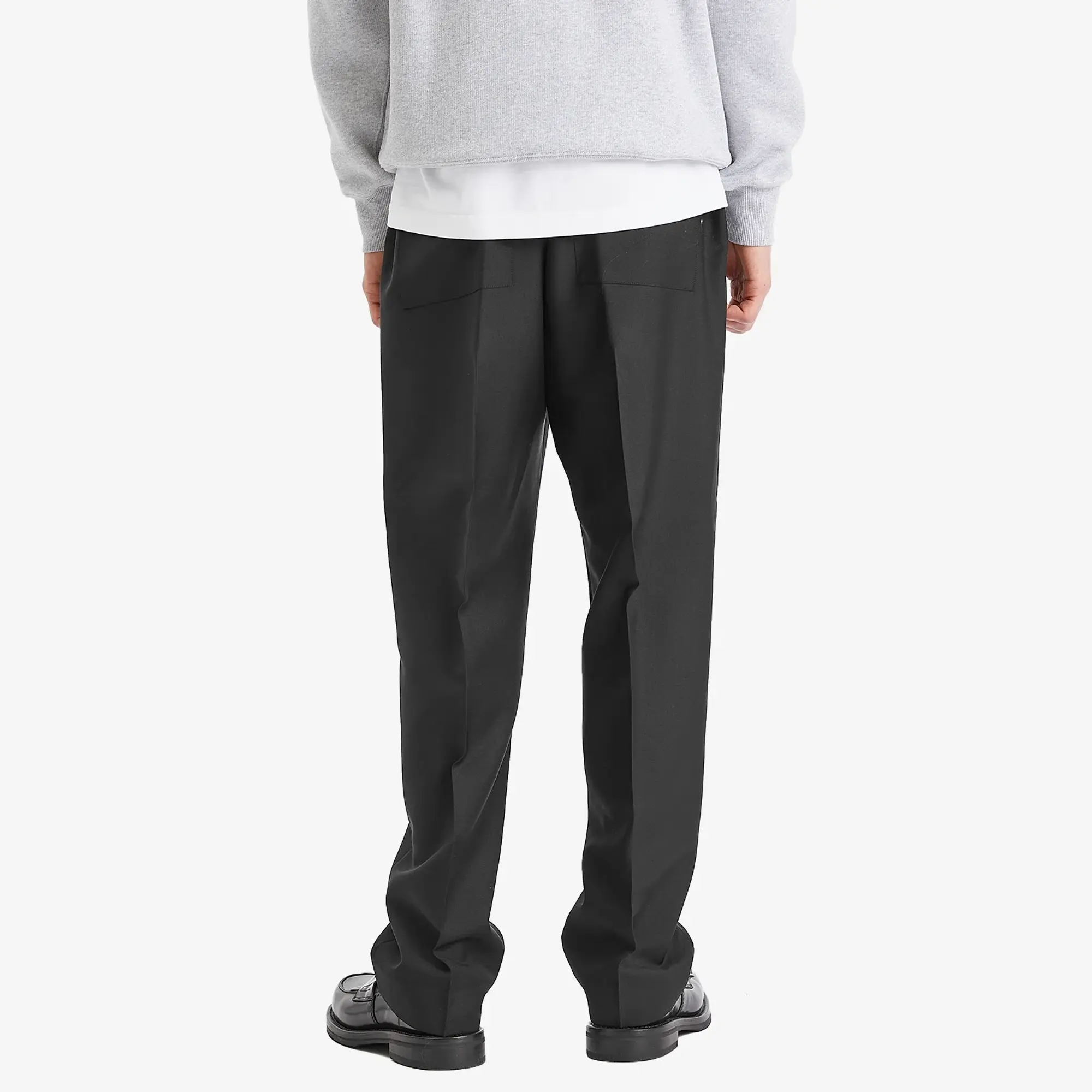 Róhe Men's Elasticated Waist Trousers Black