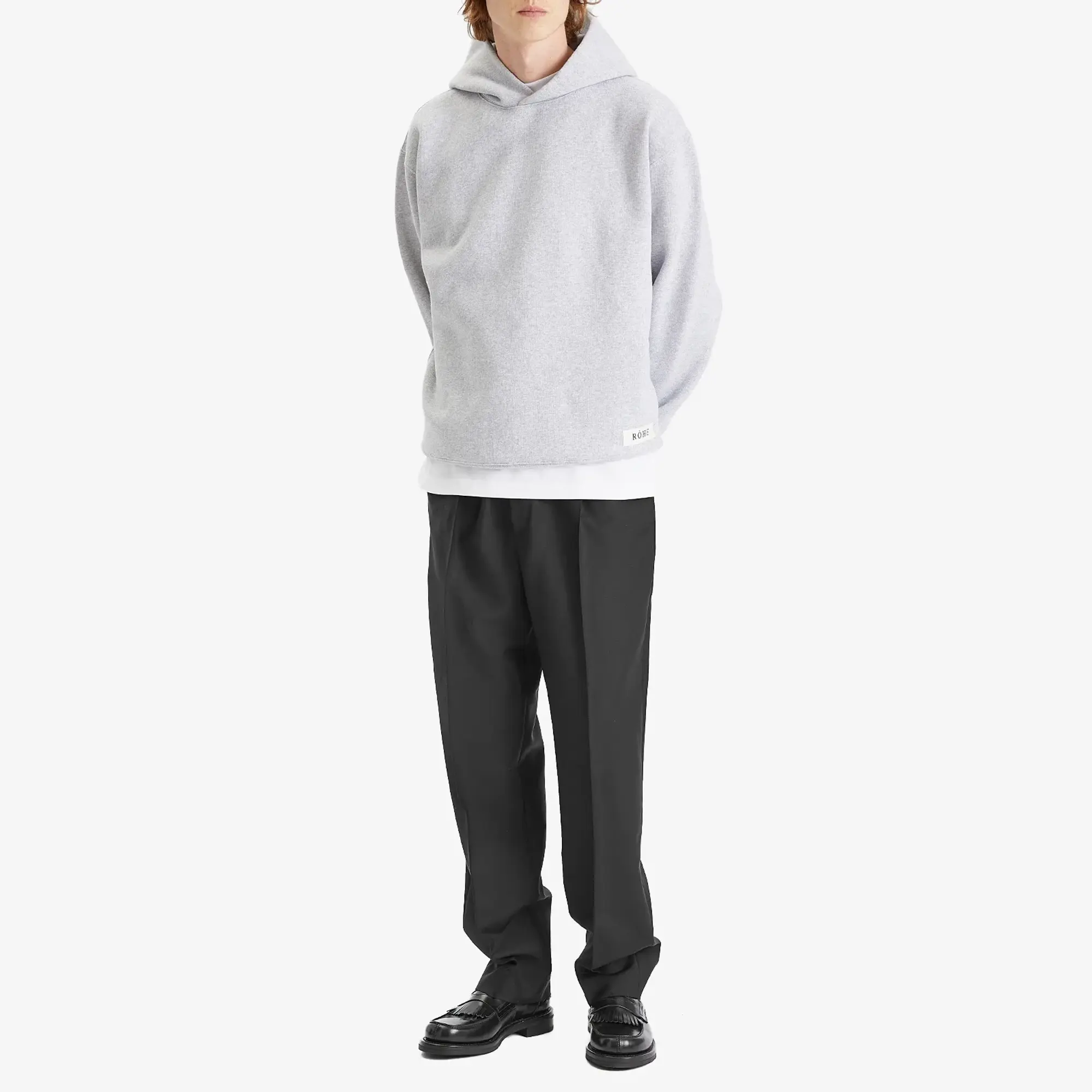 Róhe Men's Elasticated Waist Trousers Black