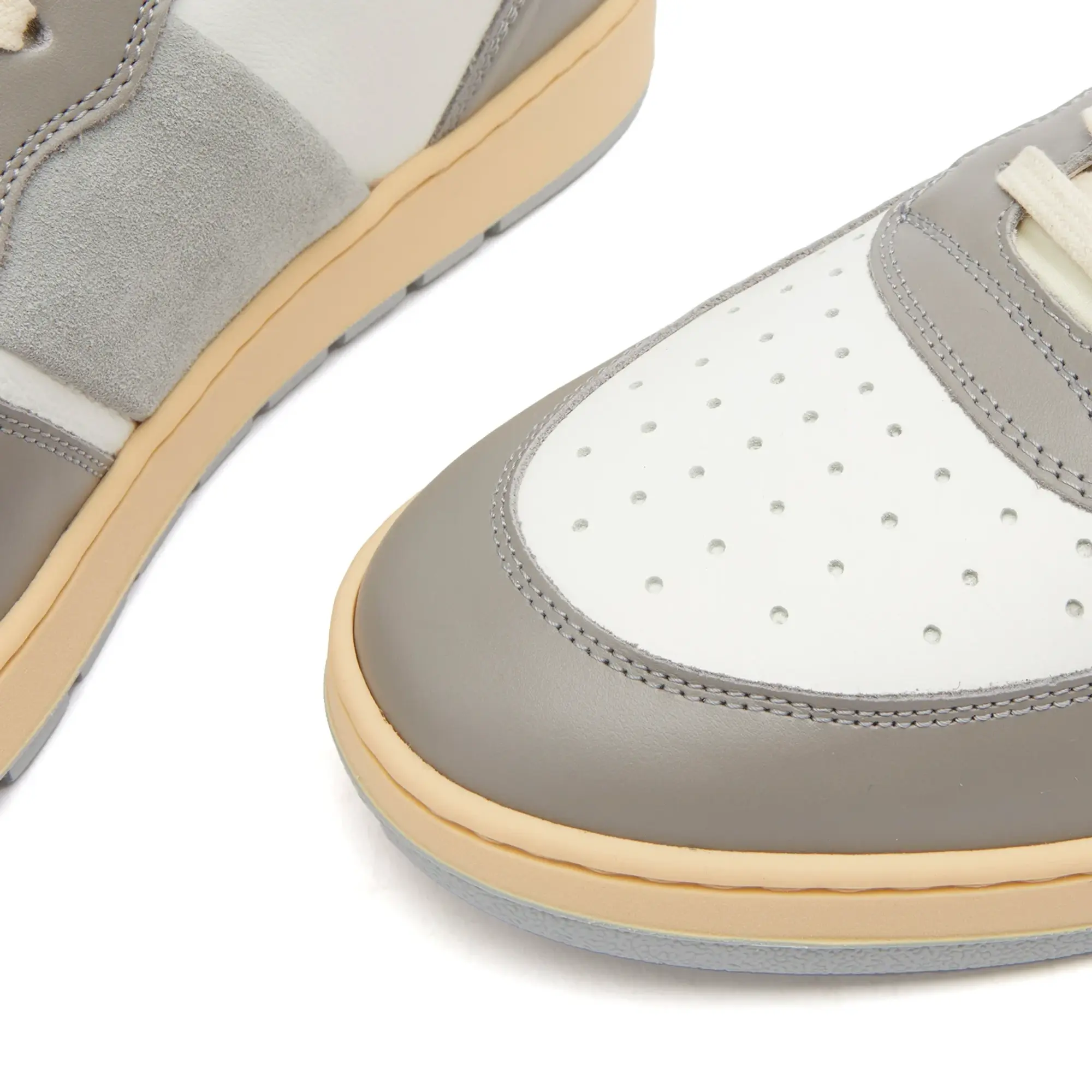 Collegium Men's Pillar Destroyer Low Sneaker Grey/White