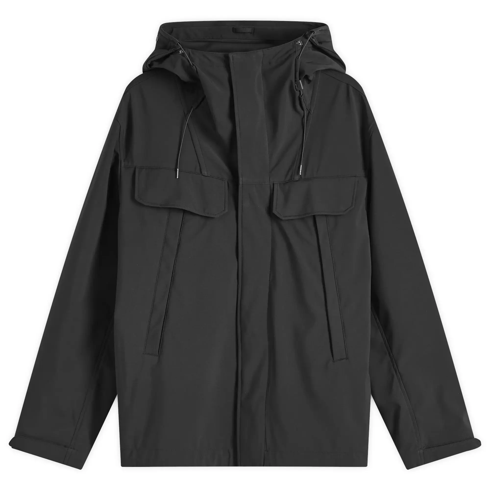 C.P. Company Men's C.P. Shell-R Goggle Double Pocket Jacket Black