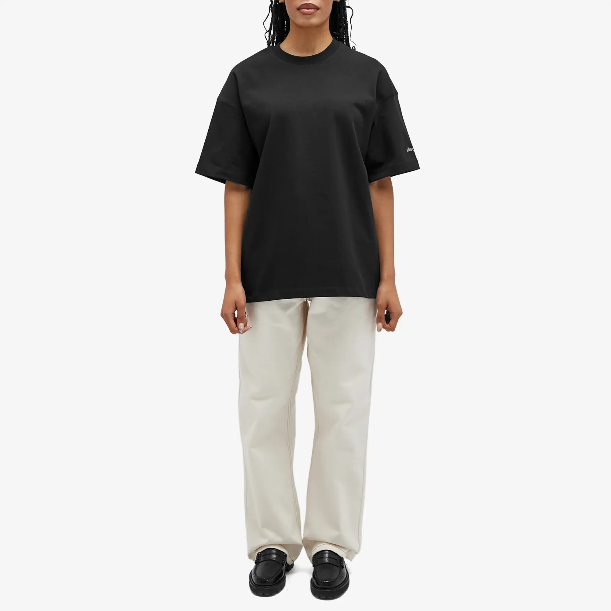 about:blank Chain Stitch T-Shirt - Presented by END. Black