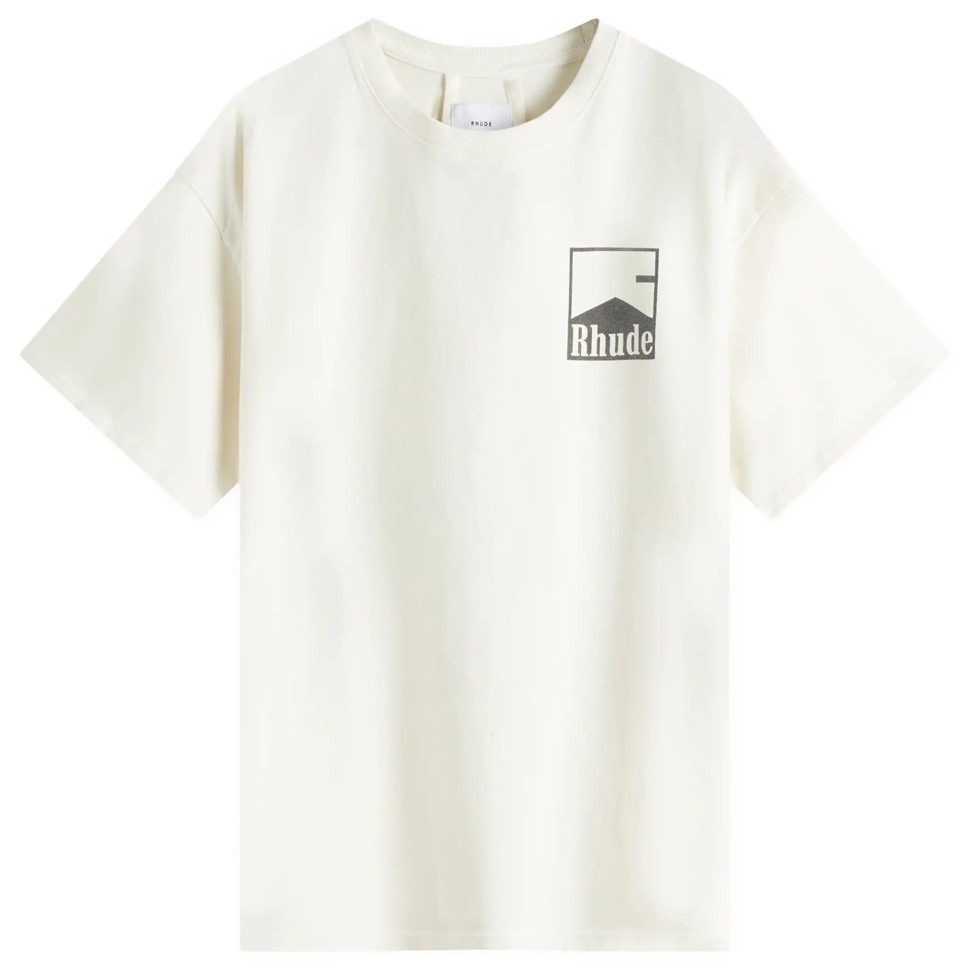 T-Shirt Rhude Chevron Tee Vintage White M