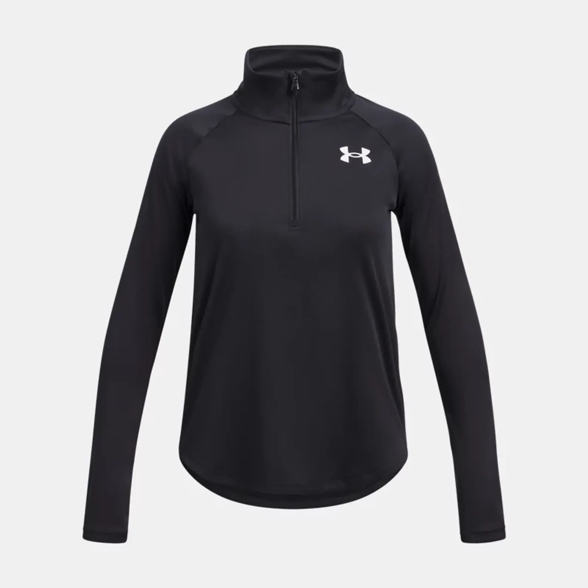 Girls'  Under Armour  Tech™ Graphic ½ Zip Black / White YXS (48 - 50 in)