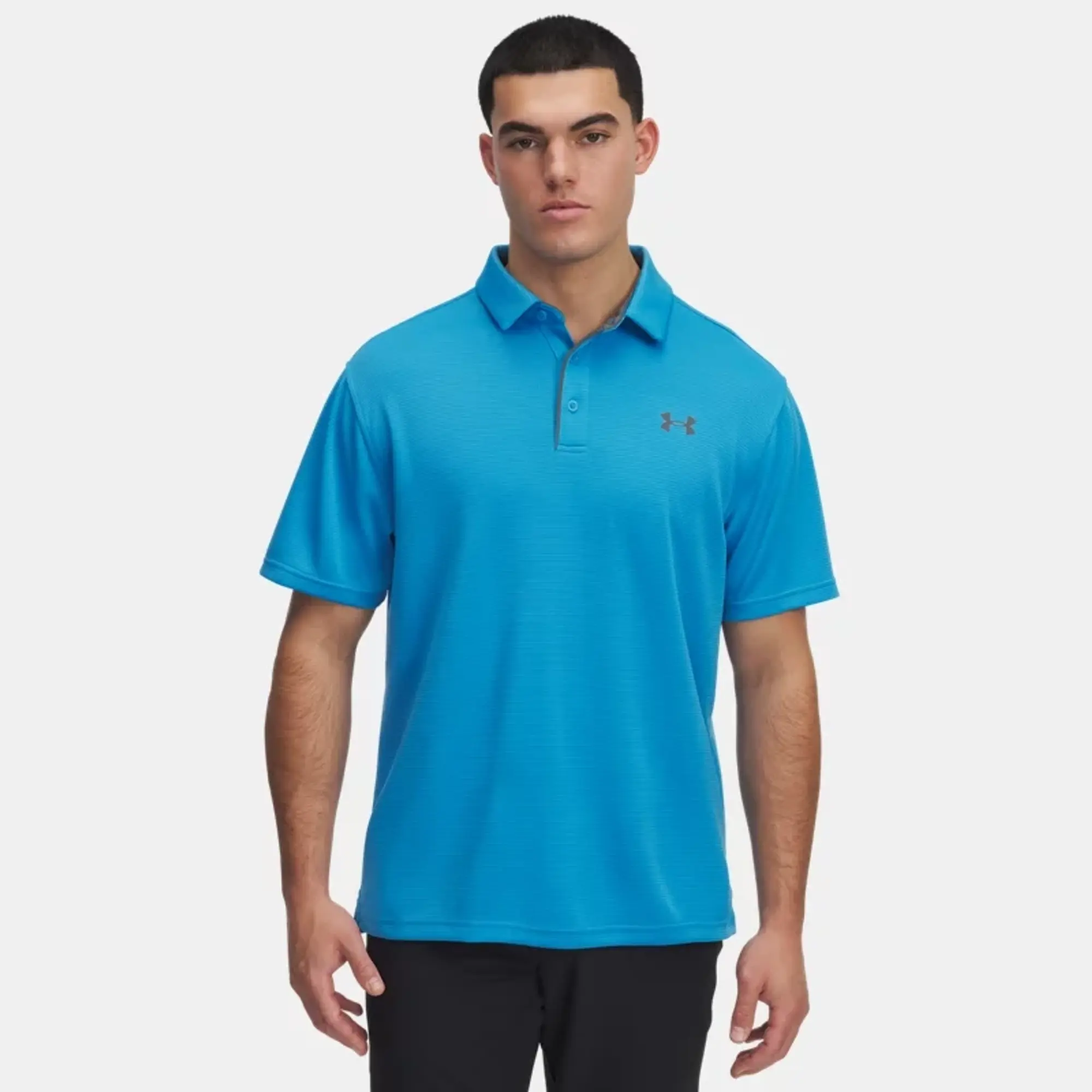 Men's  Under Armour  Tech™ Polo Ether Blue / Pitch Gray M