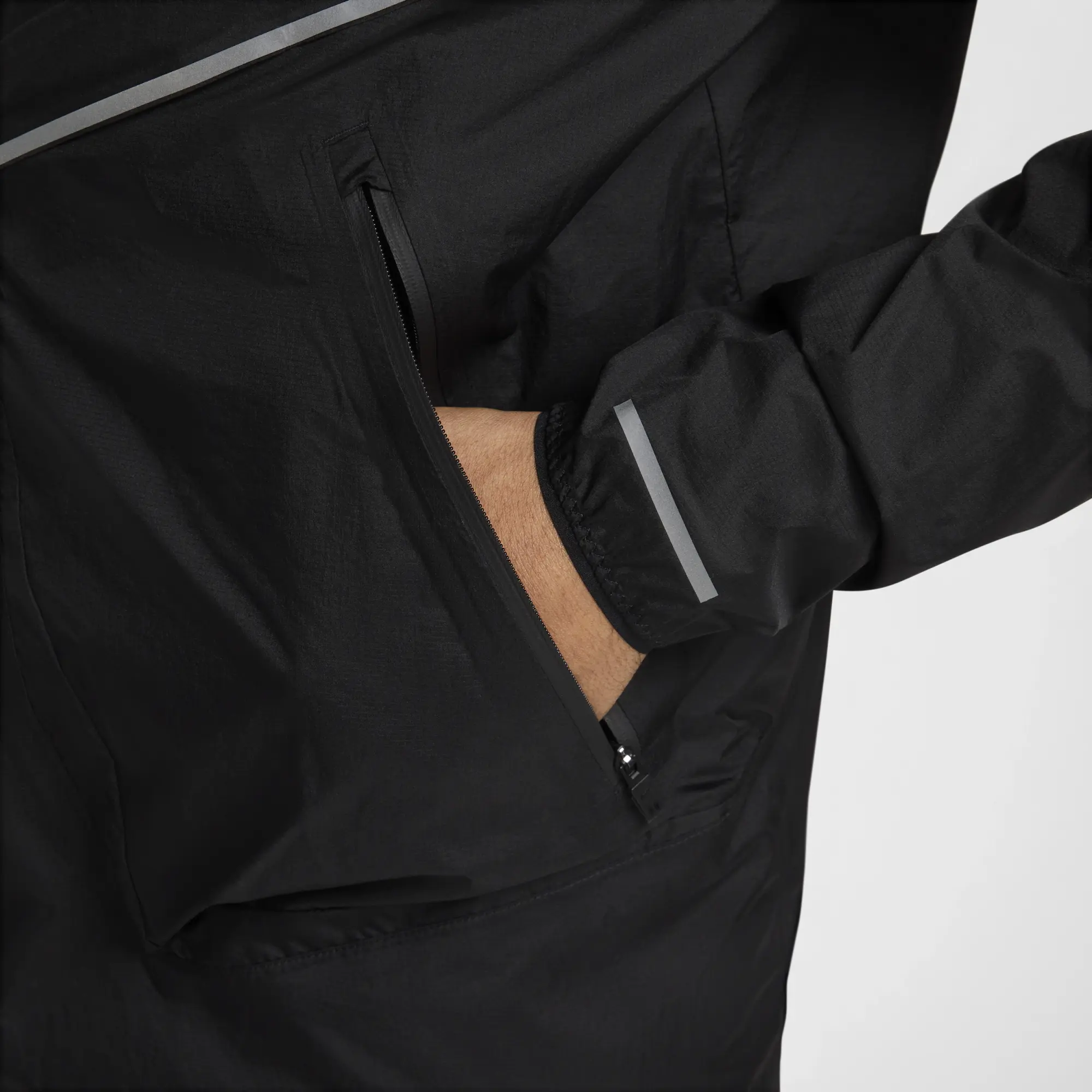 Nike Running Division Men's Storm-FIT ADV Running Jacket - Black - Nylon