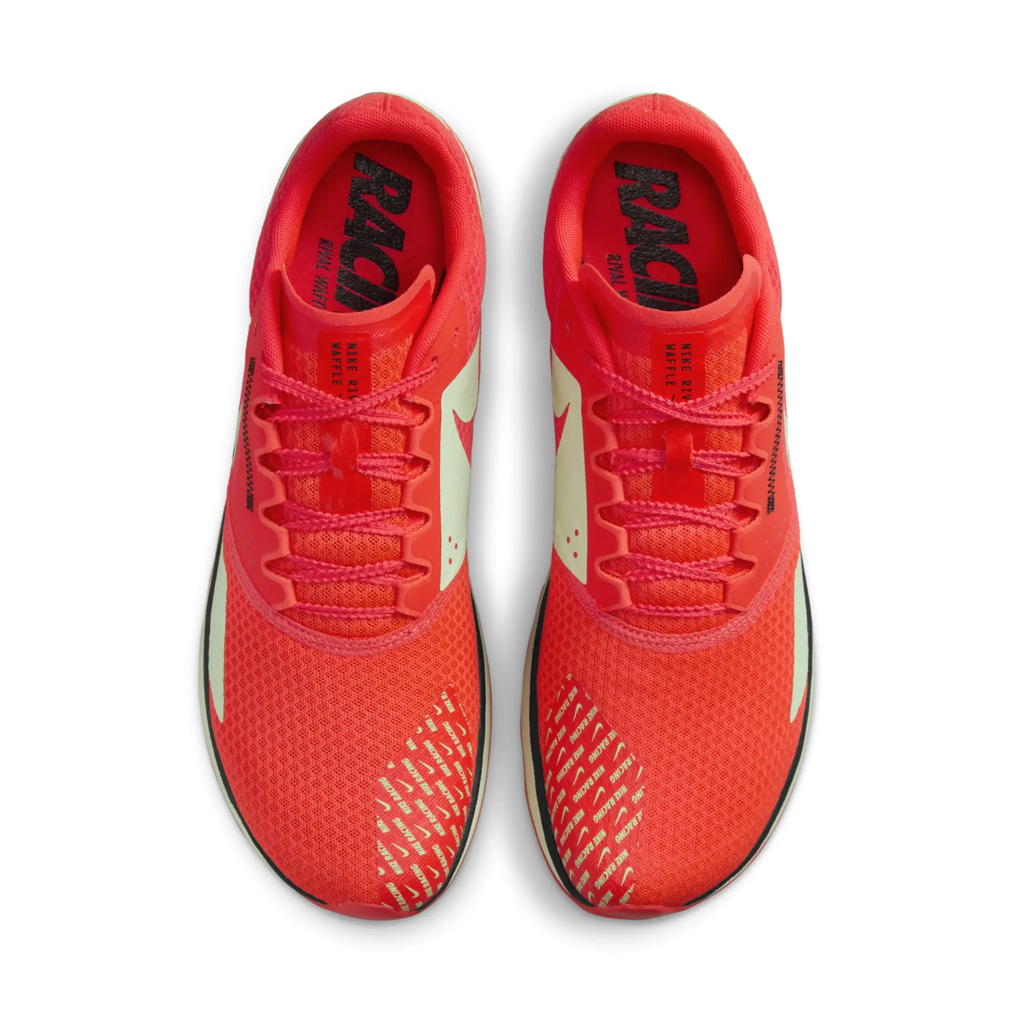 Nike Rival Waffle 6 Road and Cross-Country Racing Shoes - Red