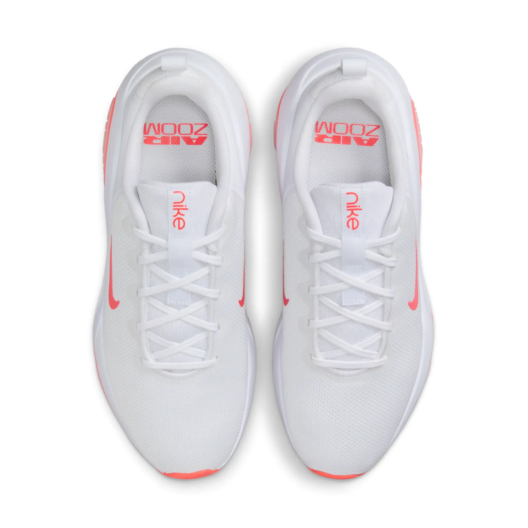 Nike Training Air Zoom Bella 7 Trainers In White And Pink