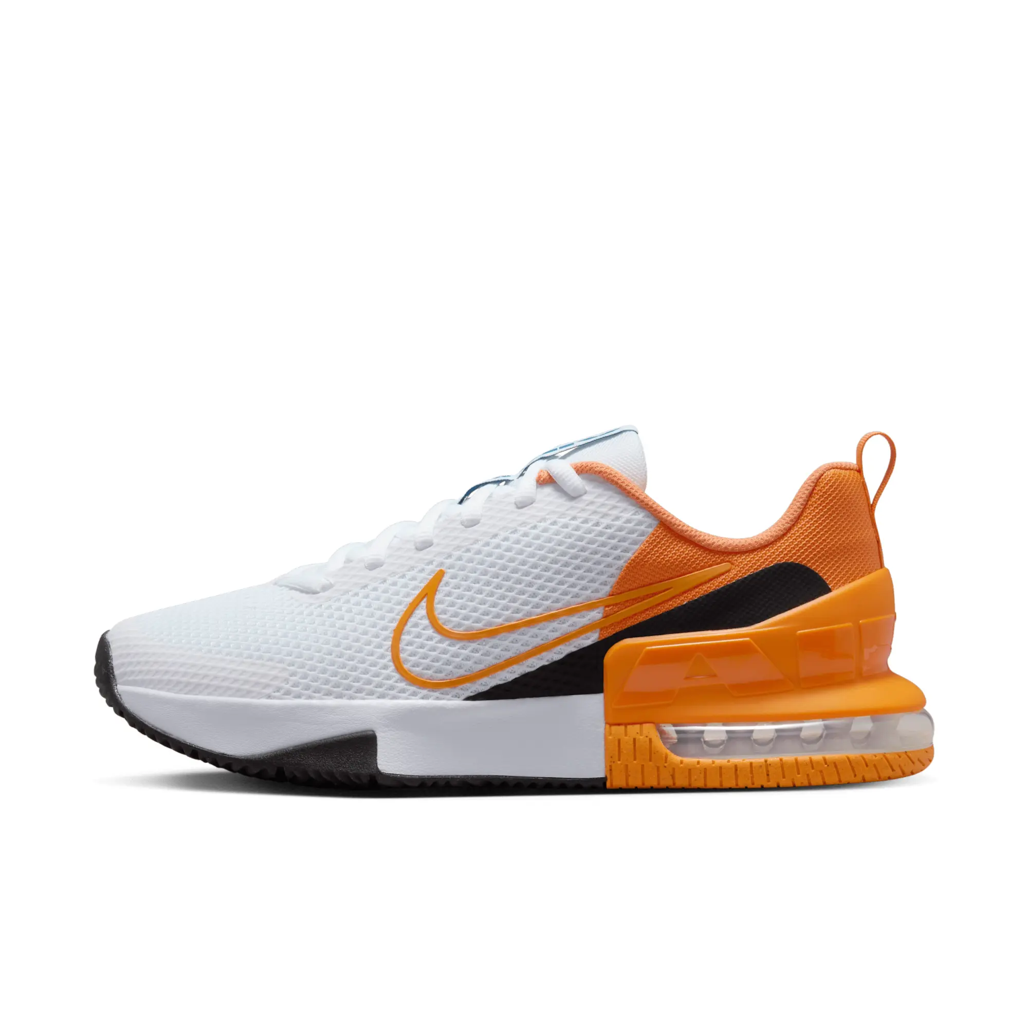 Nike Training Air Max Alpha 6 Trainers In White And Orange-Black