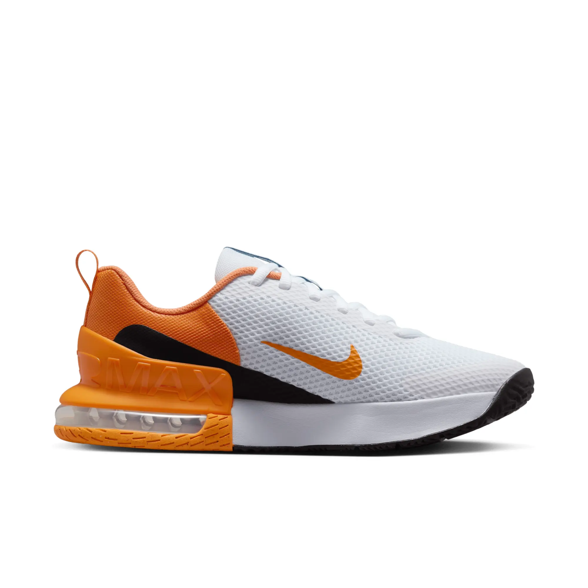 Nike Training Air Max Alpha 6 Trainers In White And Orange-Black