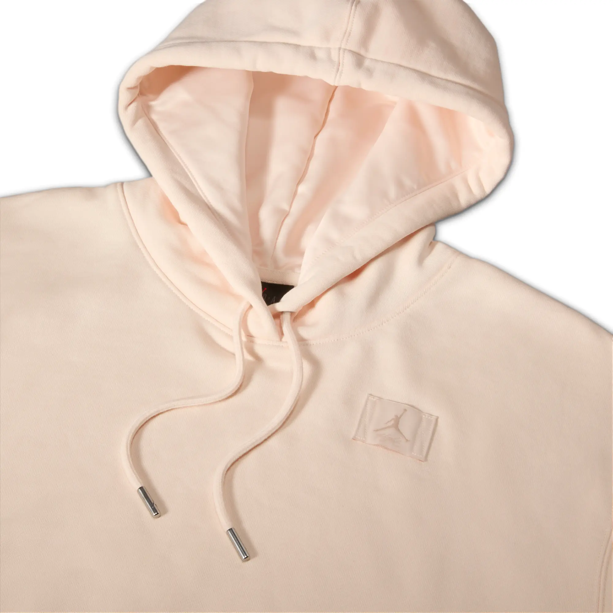 Nike Jordan Flight Fleece Women's Satin-Lined Pullover Hoodie - Brown - Cotton/Polyester