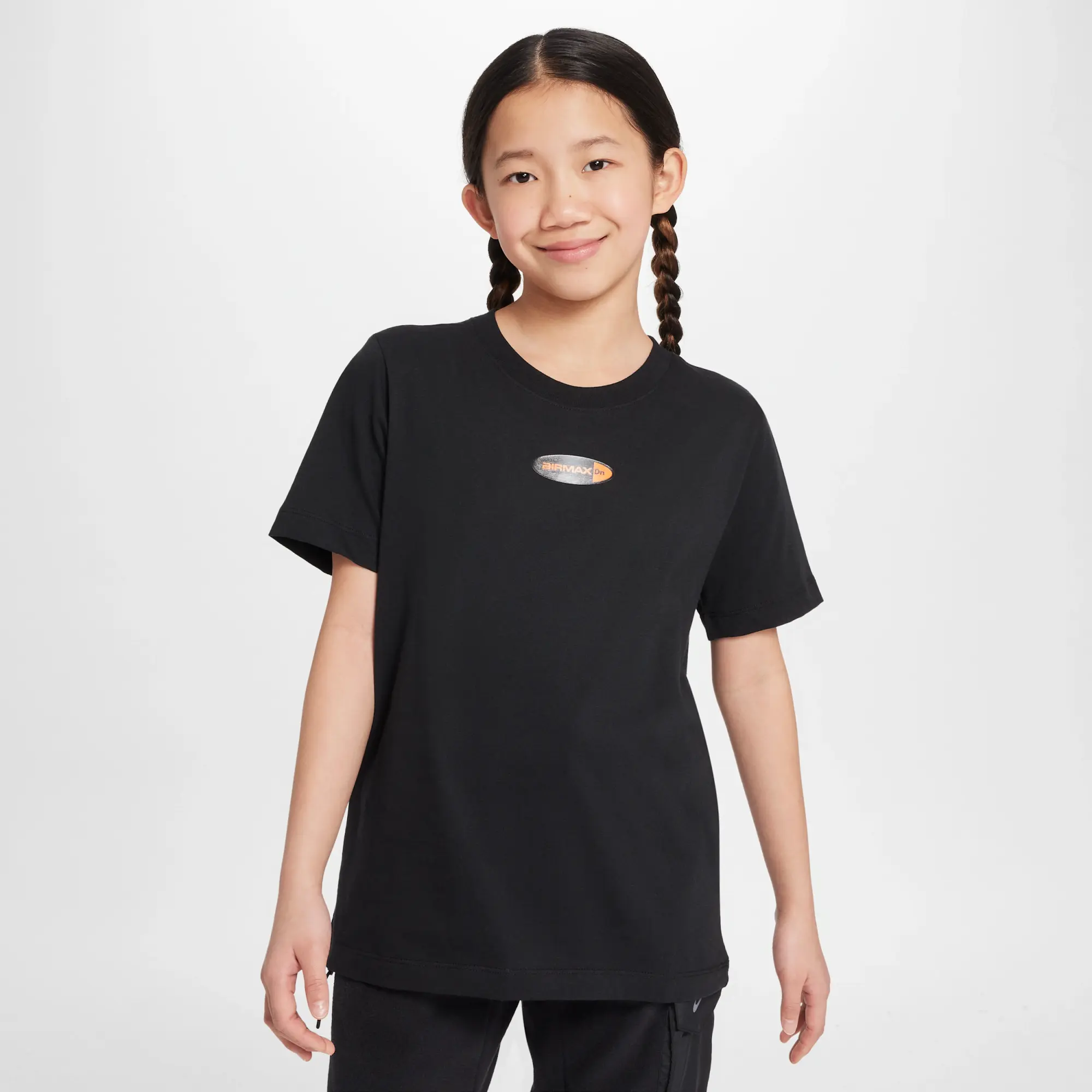 Nike Sportswear Older Kids' T-Shirt - Black - Cotton