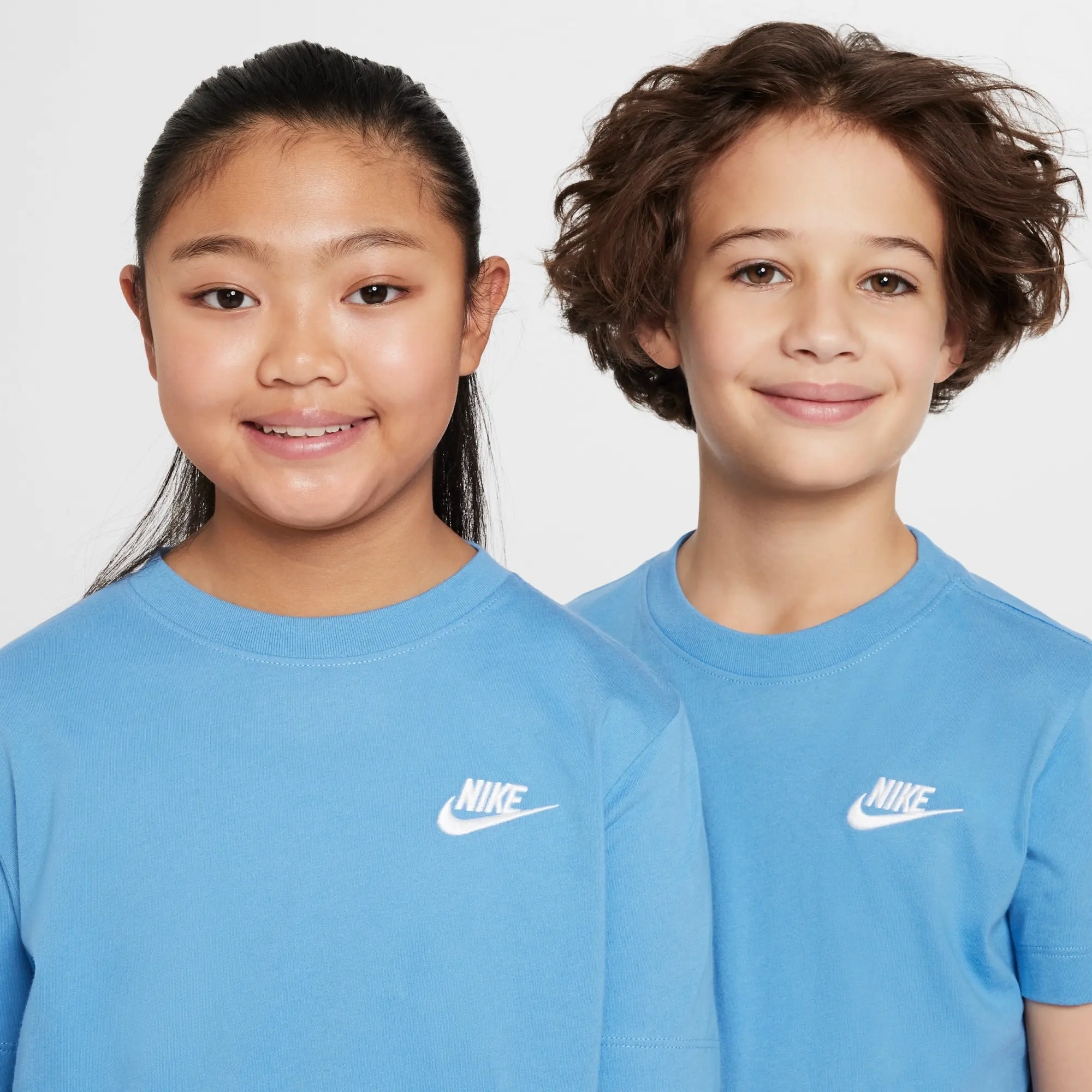 Nike Sportswear Older Kids' T-Shirt - Blue - Cotton