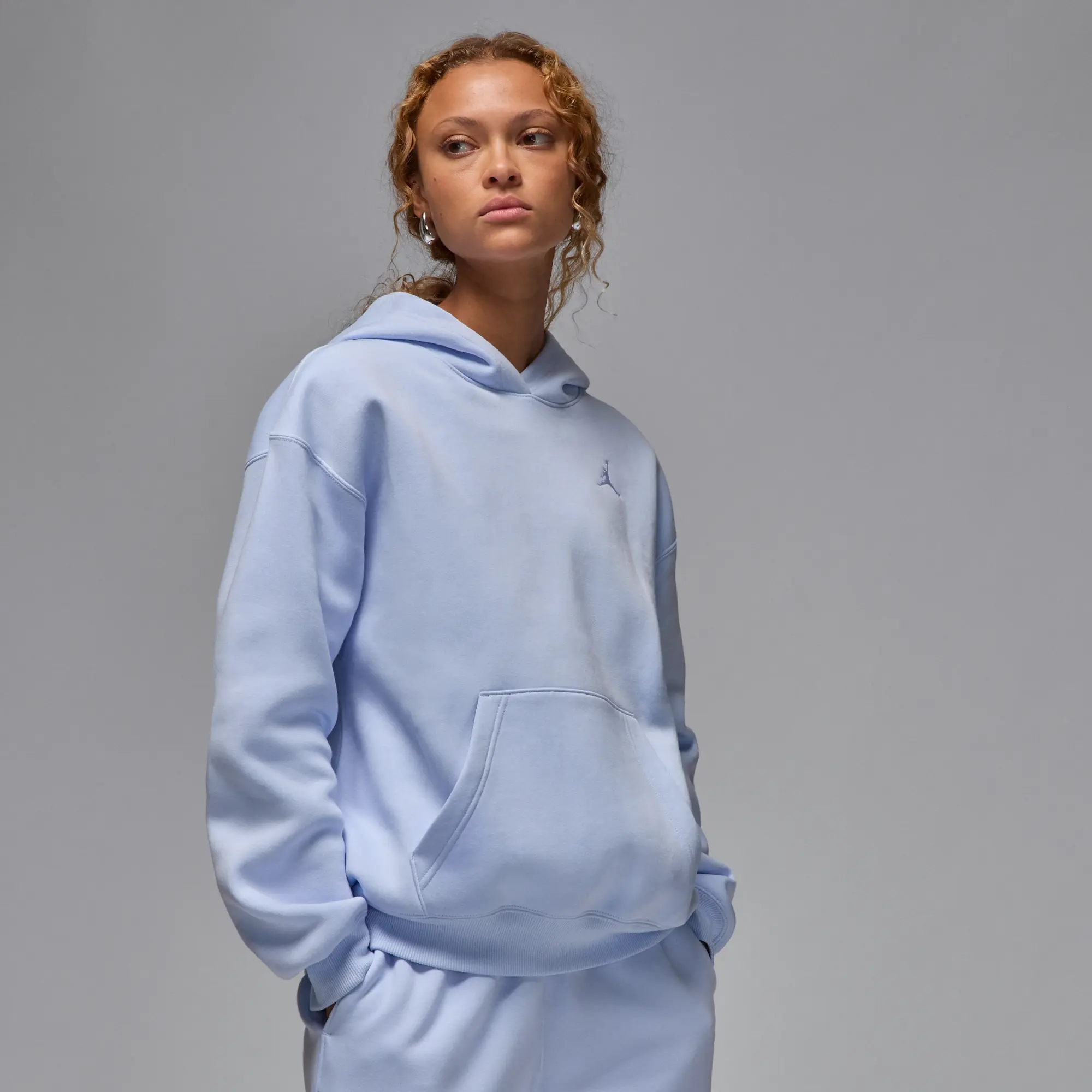 Nike Jordan Jordan Brooklyn Hoodie - Hydrogen Blue - Womens