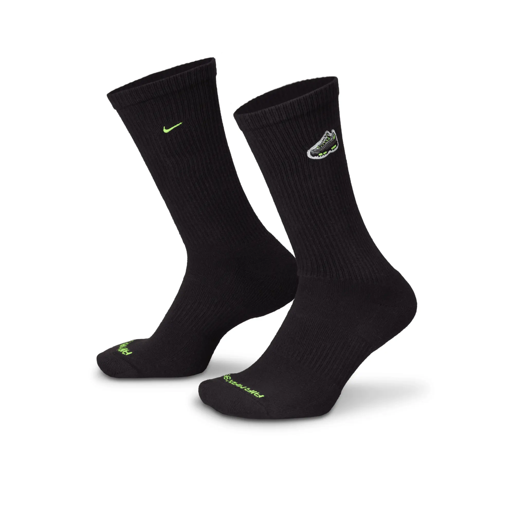 Nike Everyday Cushioned Crew Socks (1 Pair) - Black