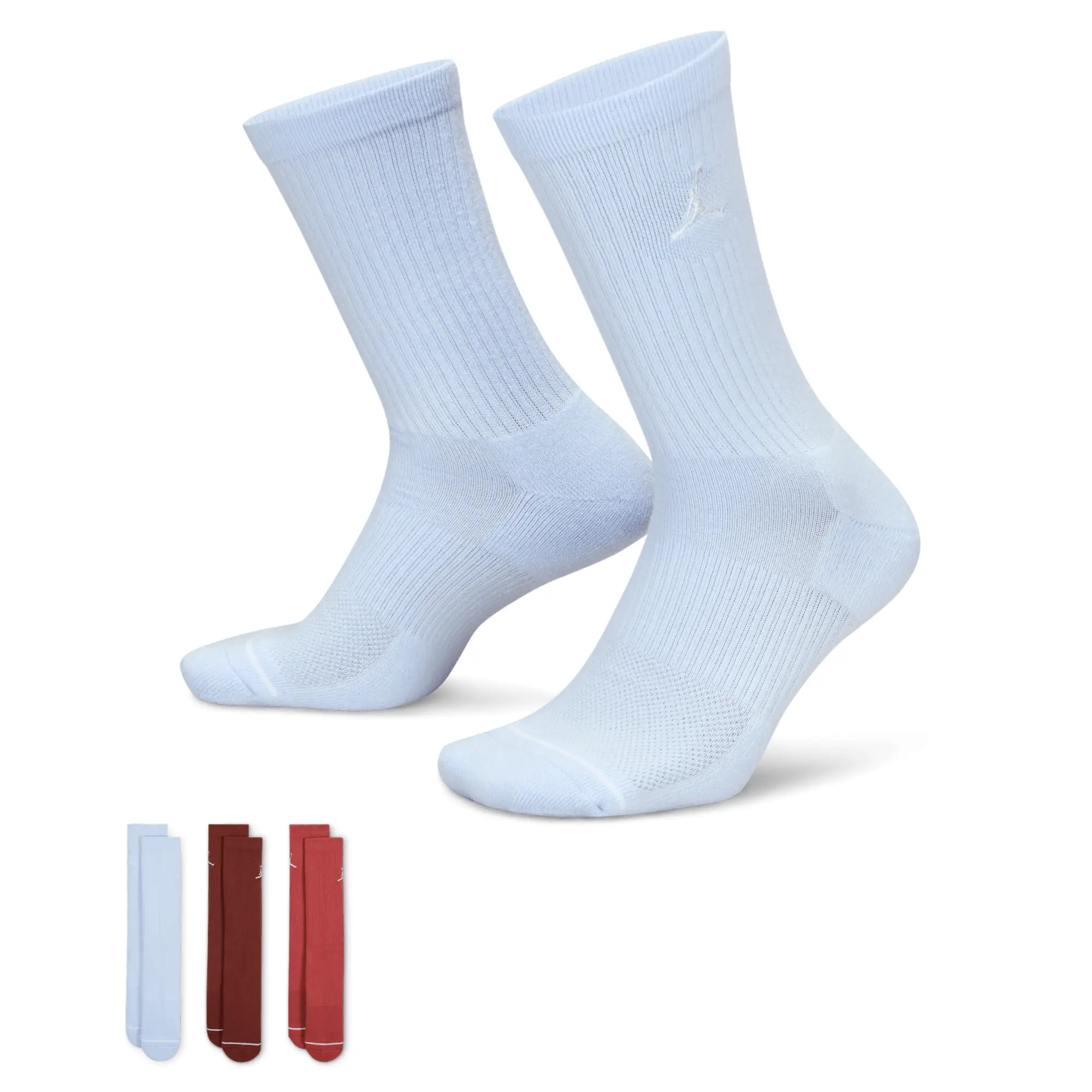 Nike Jordan Everyday Crew Socks (3 pairs) - Multi-Colour