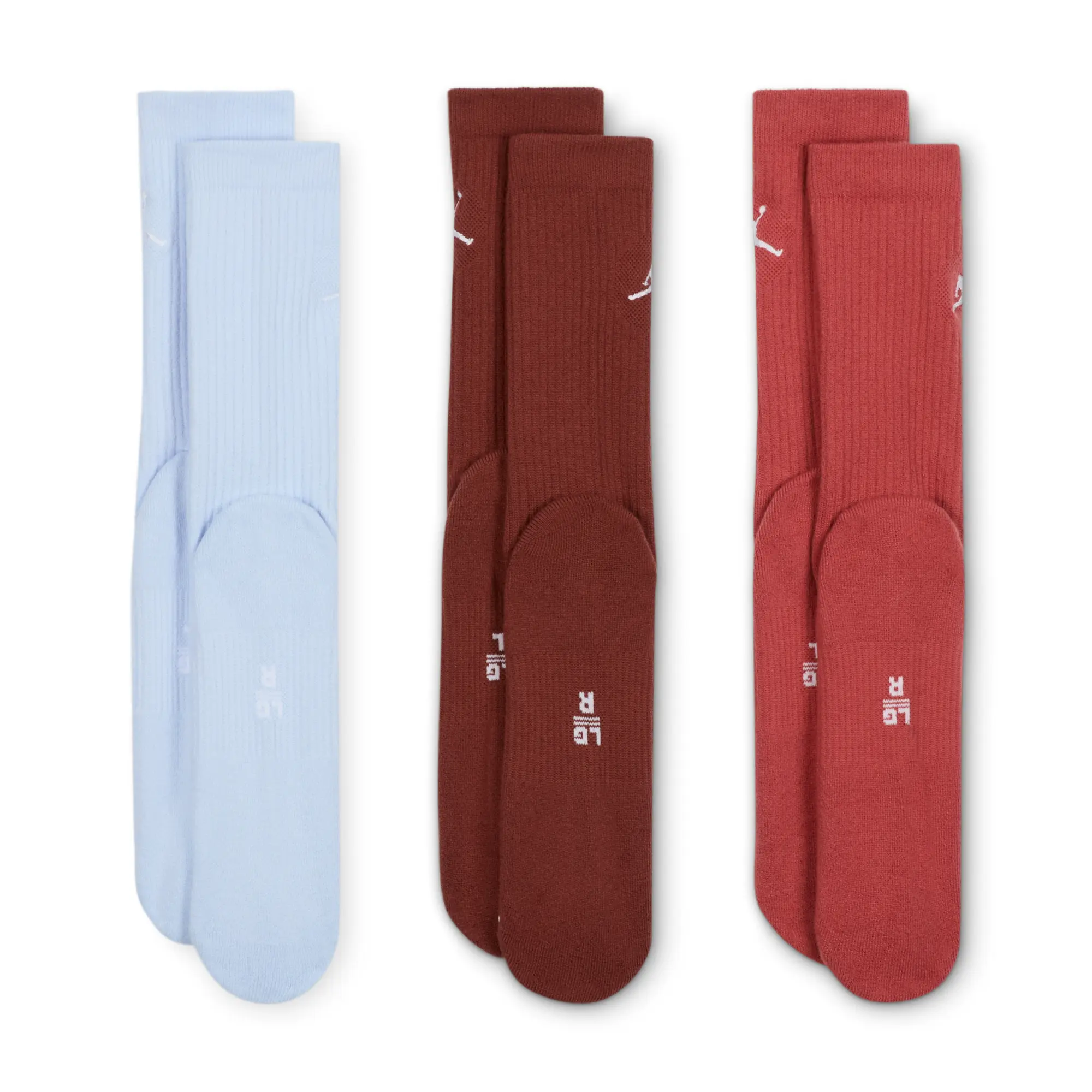 Nike Jordan Everyday Crew Socks (3 pairs) - Multi-Colour