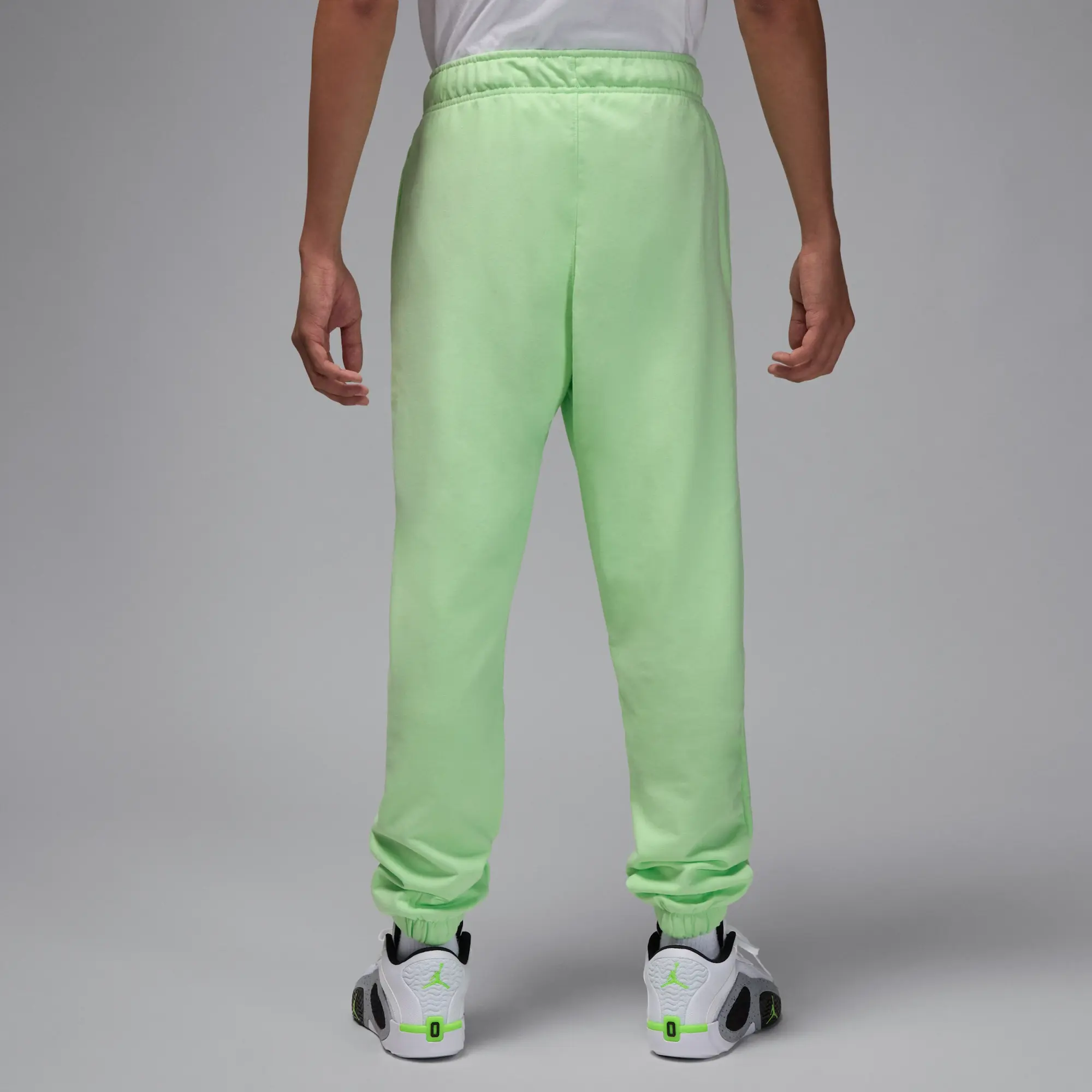 Nike Jordan Sport Crossover Men's Dri-FIT Fleece Trousers - Green - Cotton/Polyester