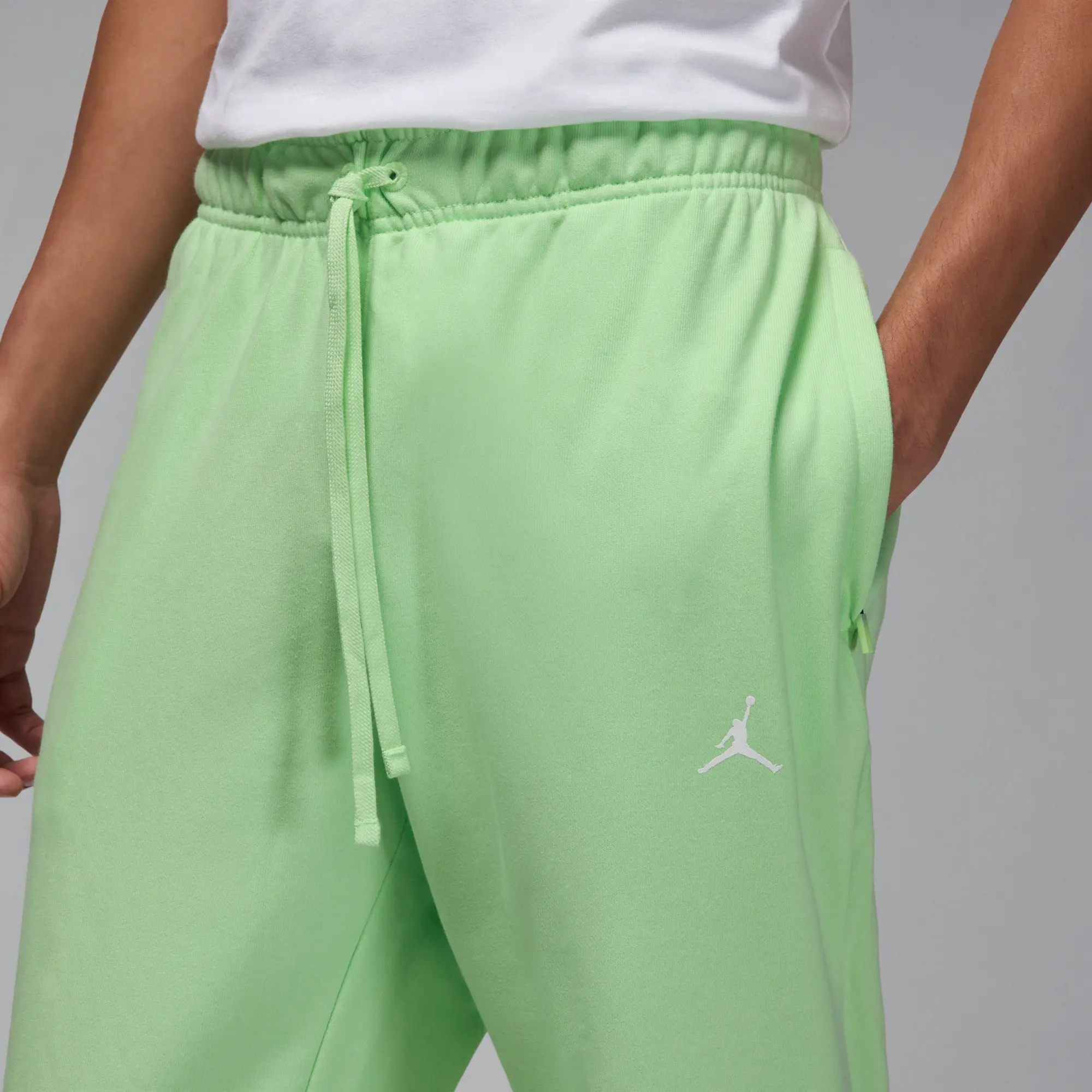 Nike Jordan Sport Crossover Men's Dri-FIT Fleece Trousers - Green - Cotton/Polyester