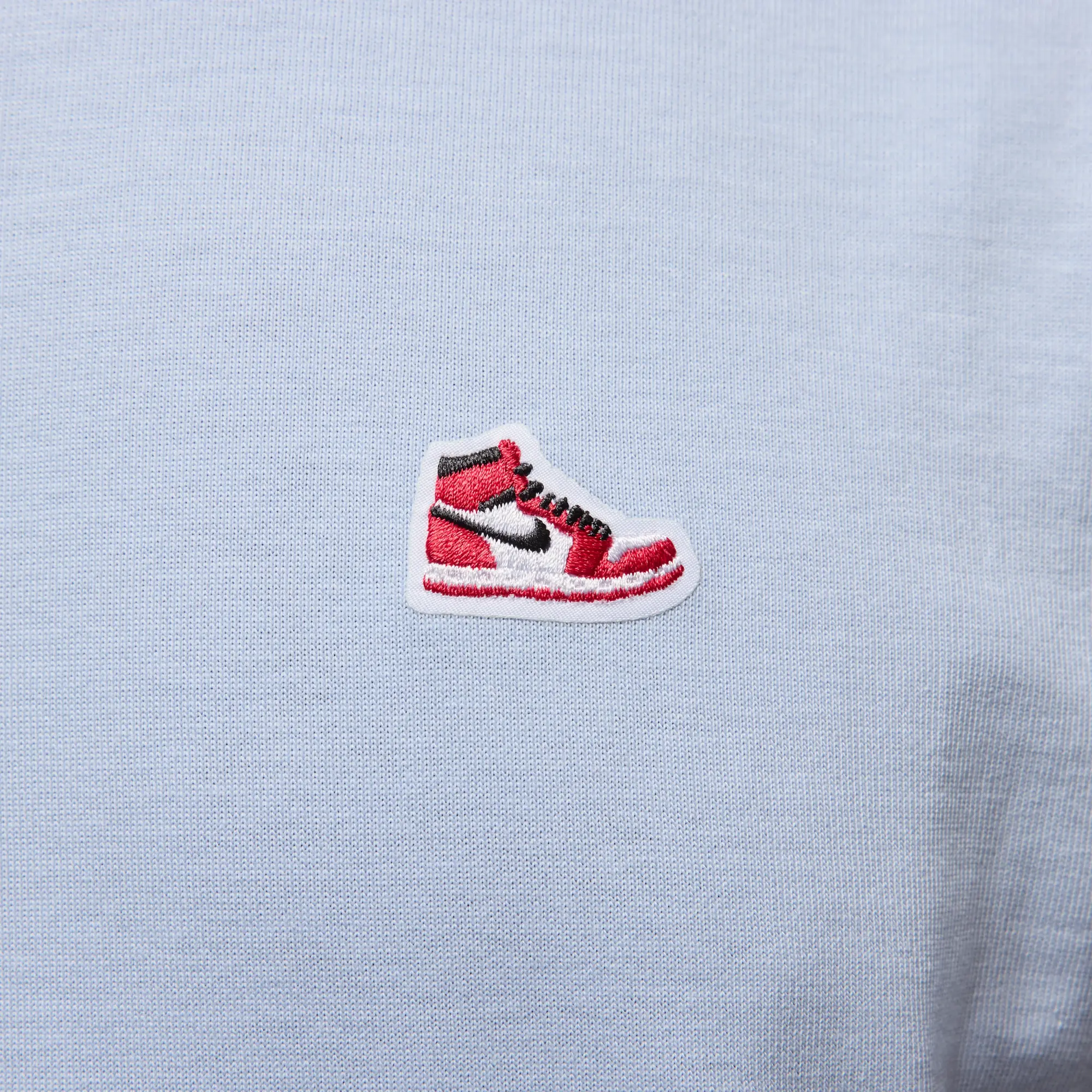 Nike Jordan Brand Men's Sneaker Patch T-Shirt - Blue - Cotton