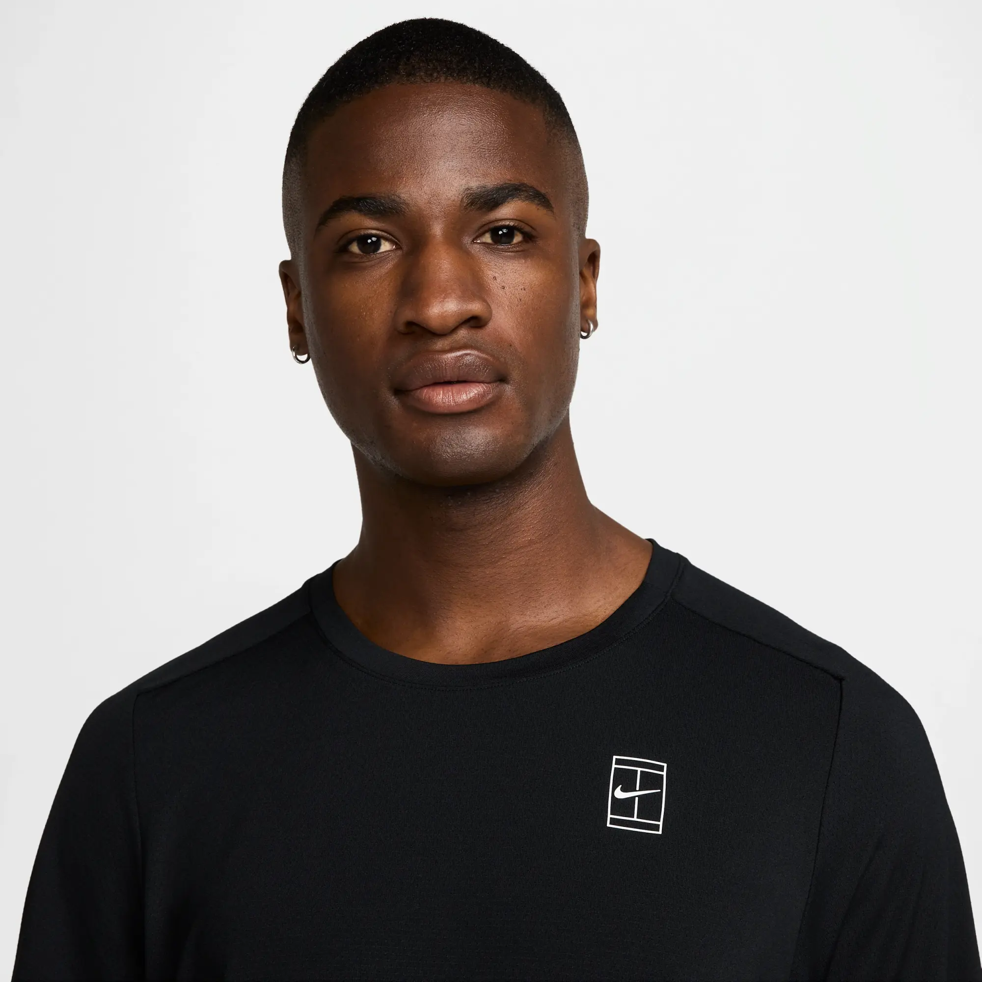 NikeCourt Advantage Men's Top - Black - Polyester/Elastane