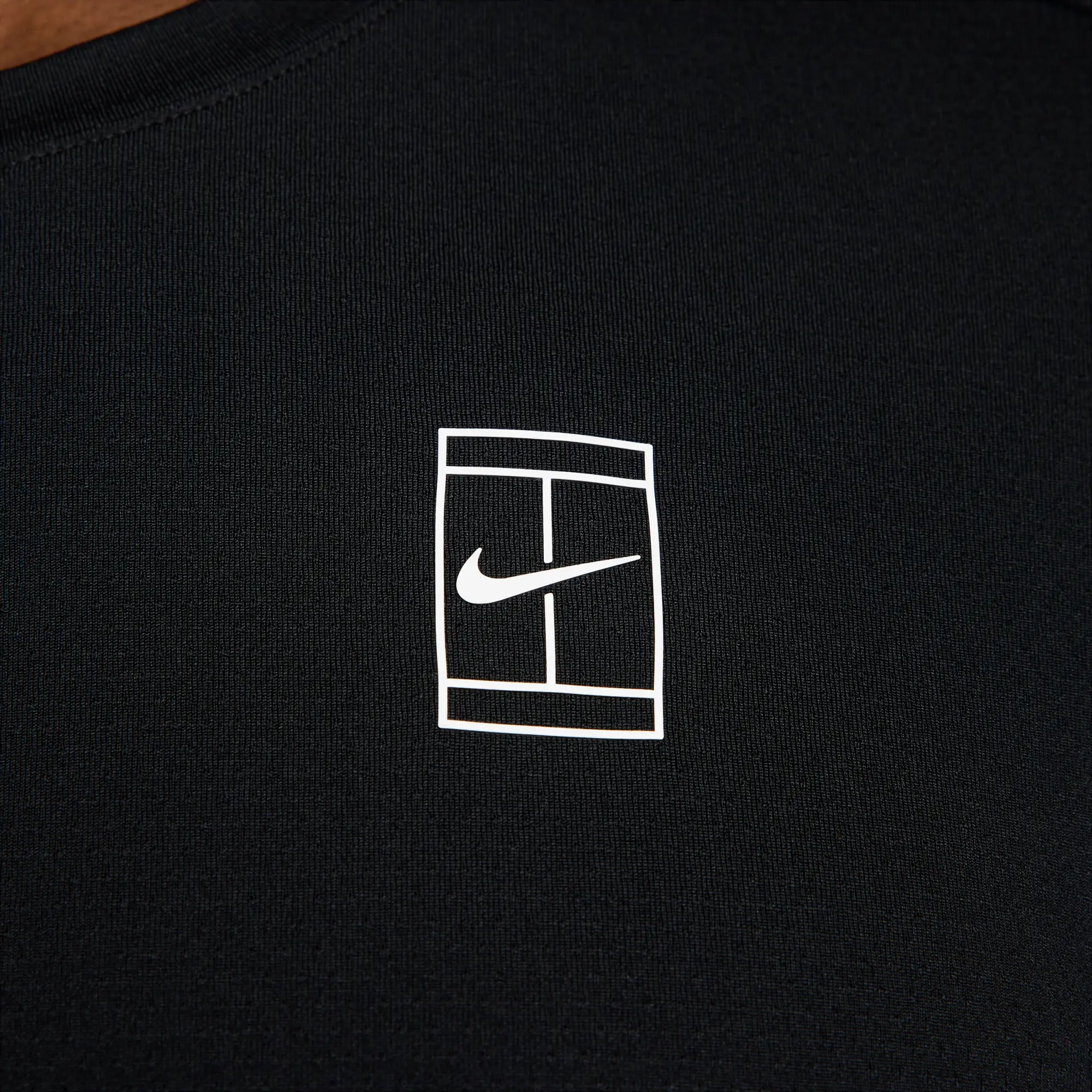 NikeCourt Advantage Men's Top - Black - Polyester/Elastane