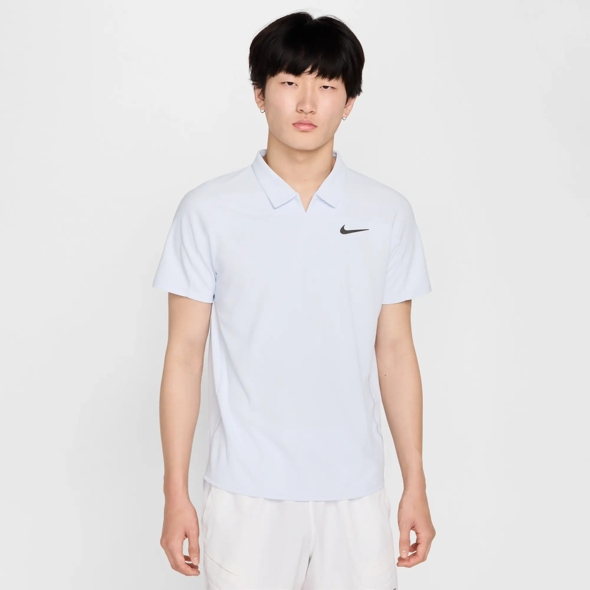 NikeCourt Slam Men's Dri-FIT ADV Tennis Polo - Grey - Polyester