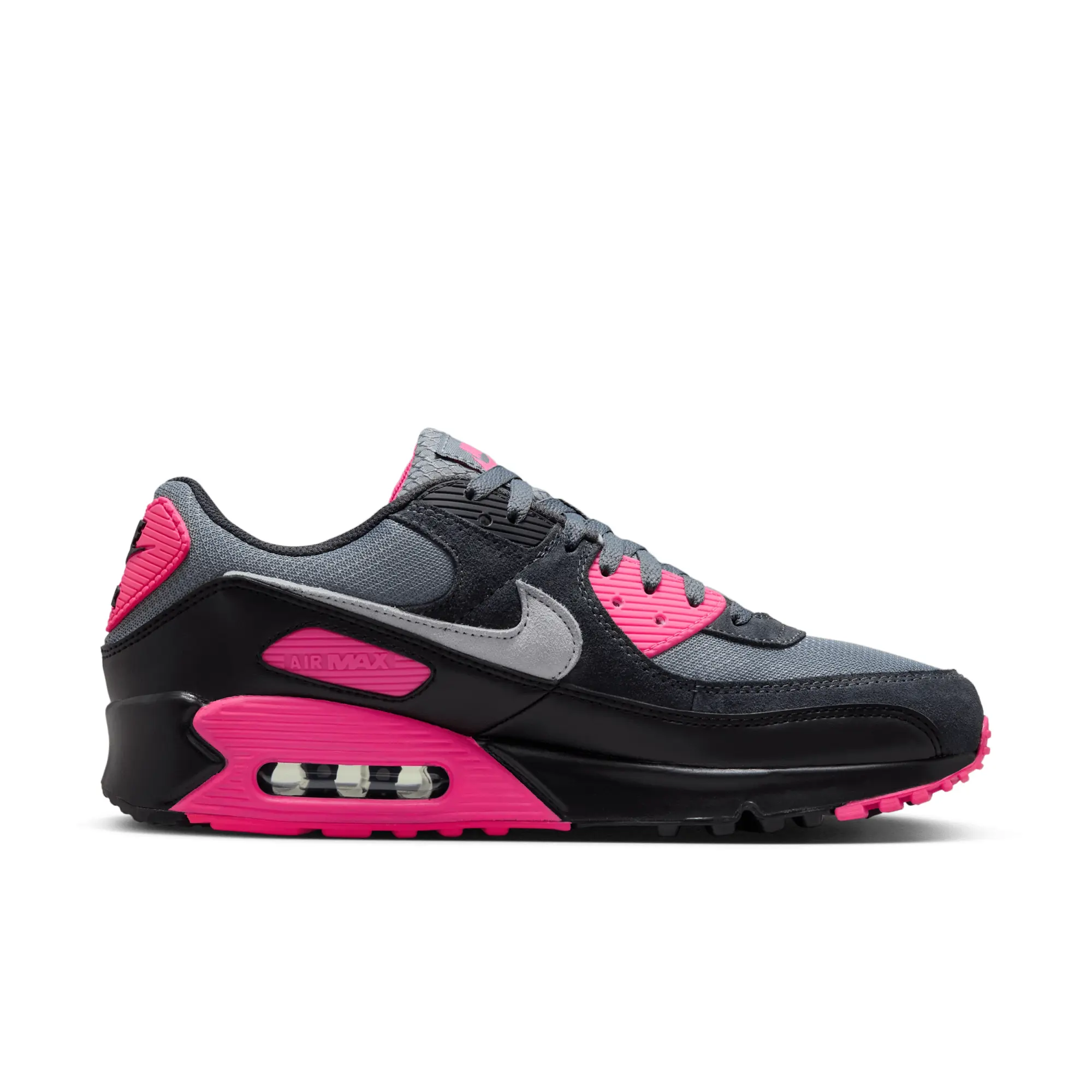 Nike Air Max 90 Trainer - Black - Size 10 - Black