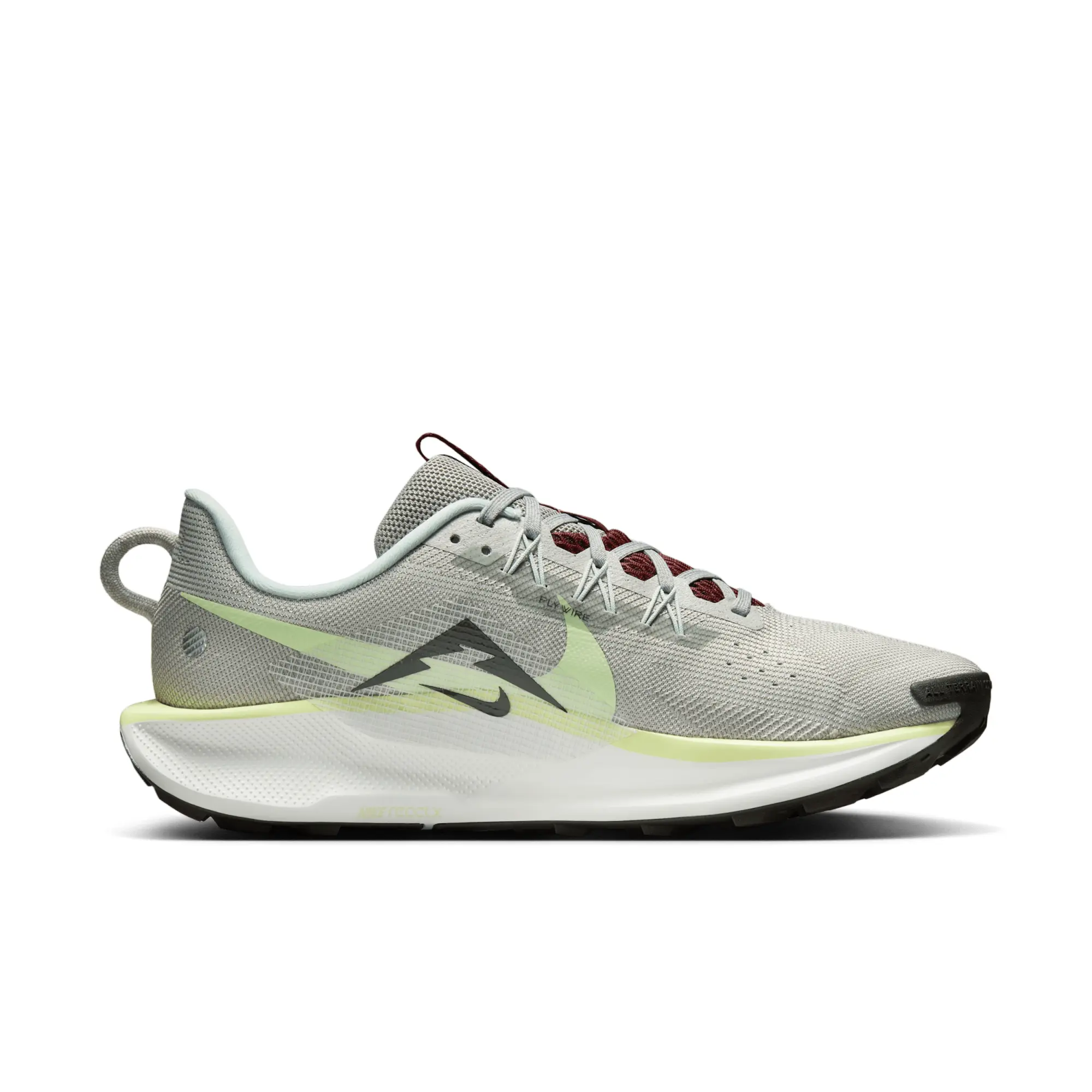 Nike Men's Pegasus Trail 5 Sneaker Silver/Volt/Grey