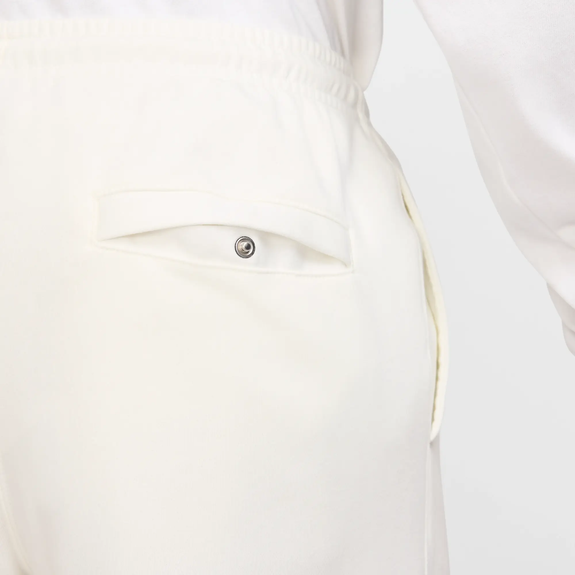 Nike Club Men's French Terry Joggers - White - Cotton/Polyester