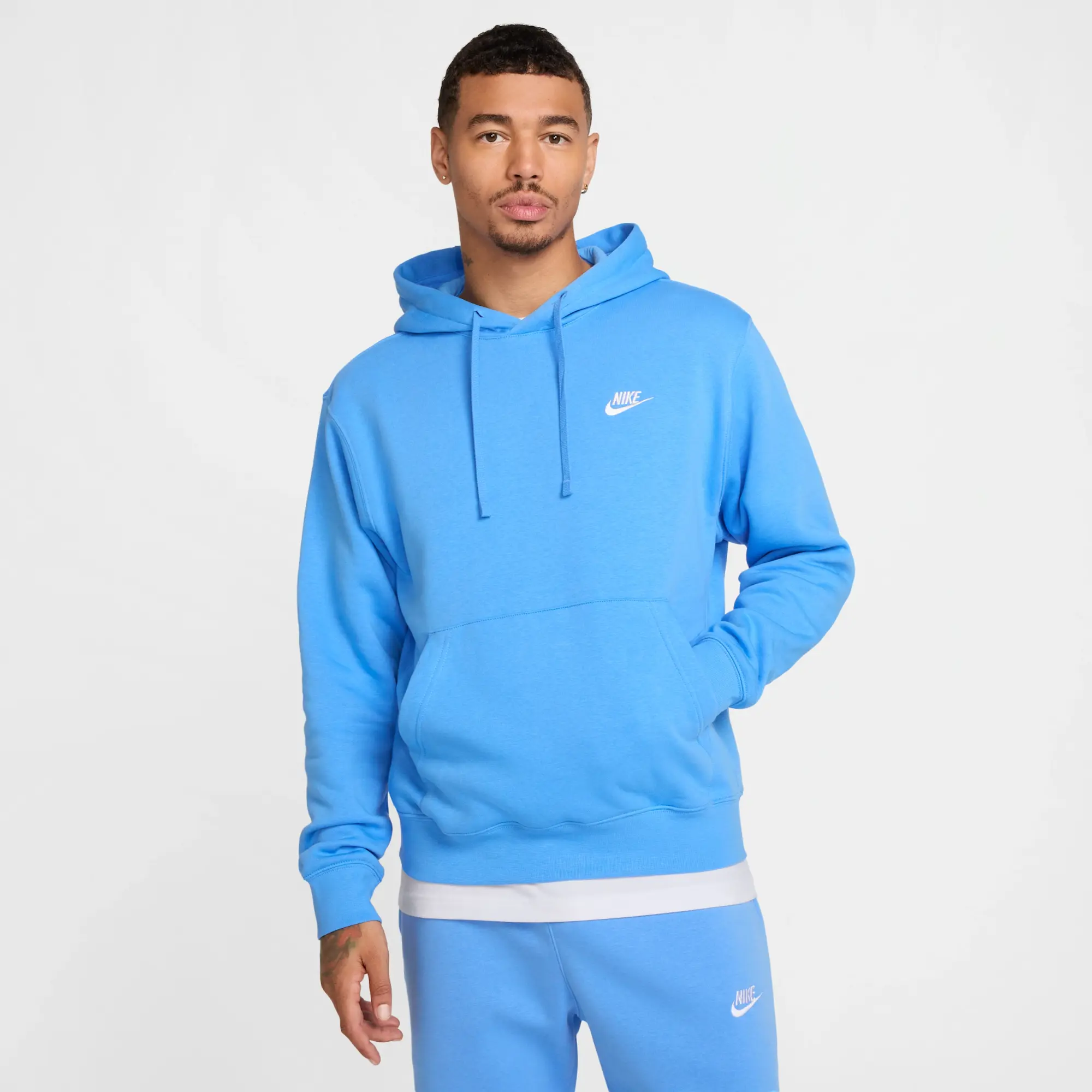 Nike Club Men Hoodies - Blue